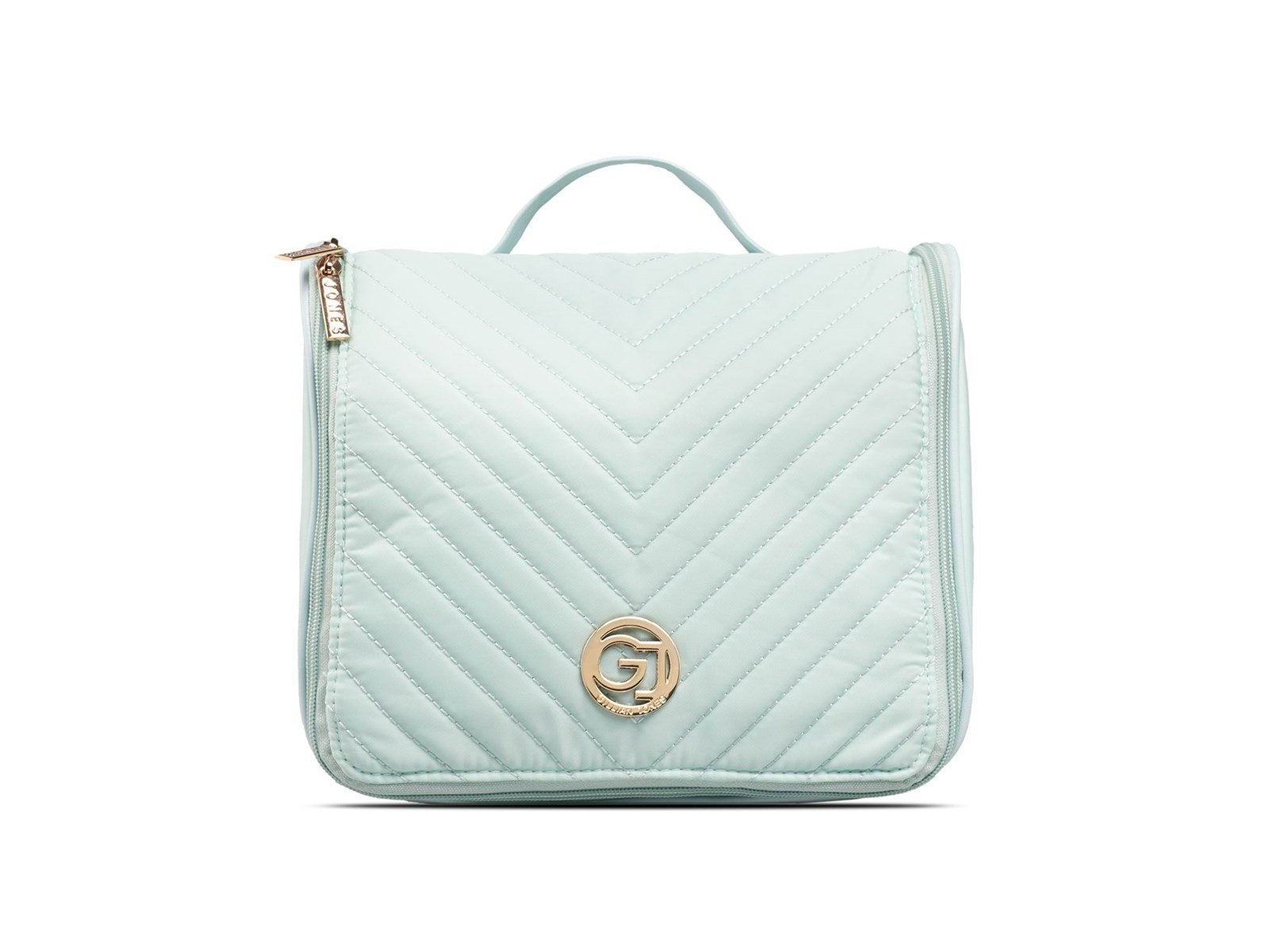 Gillian Jones Organizer Toiletry Bag - Ocean Quilted Nylon