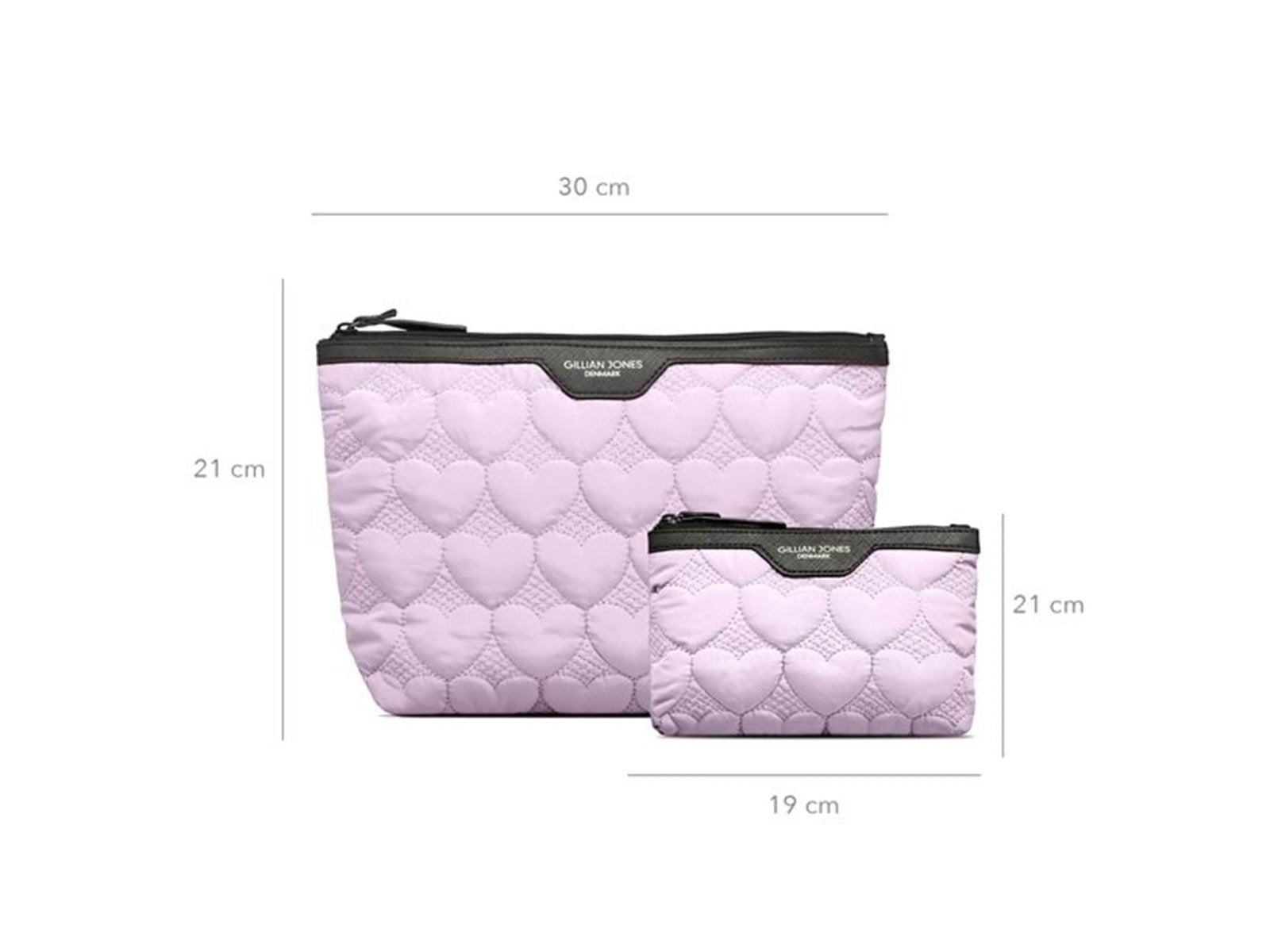Gillian Jones Urban Travel 2-Piece Set - Purple Hearts