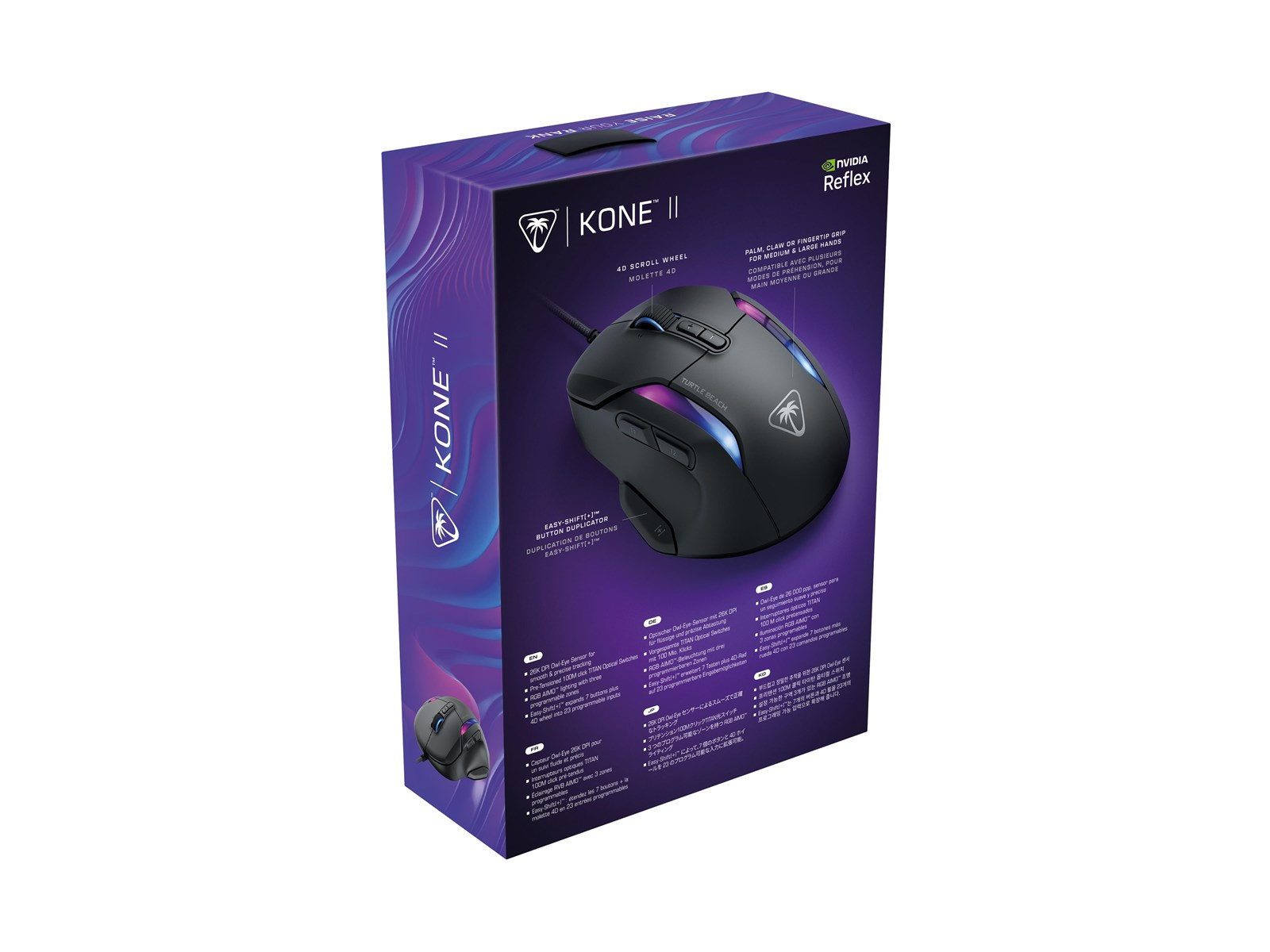 Turtle Beach Kone II - Gaming Maus (Schwarz)