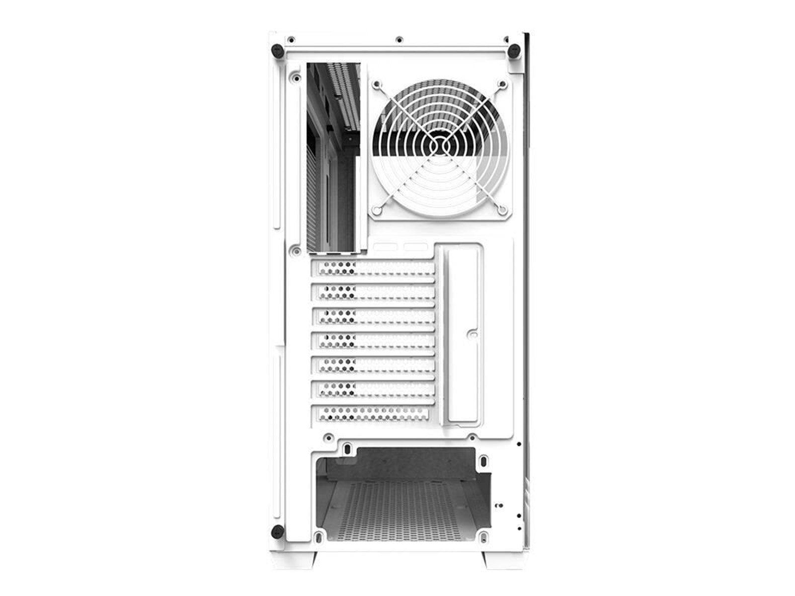 Darkflash Computer case DS900 (white) - Gehäuse - Miditower - Weiß