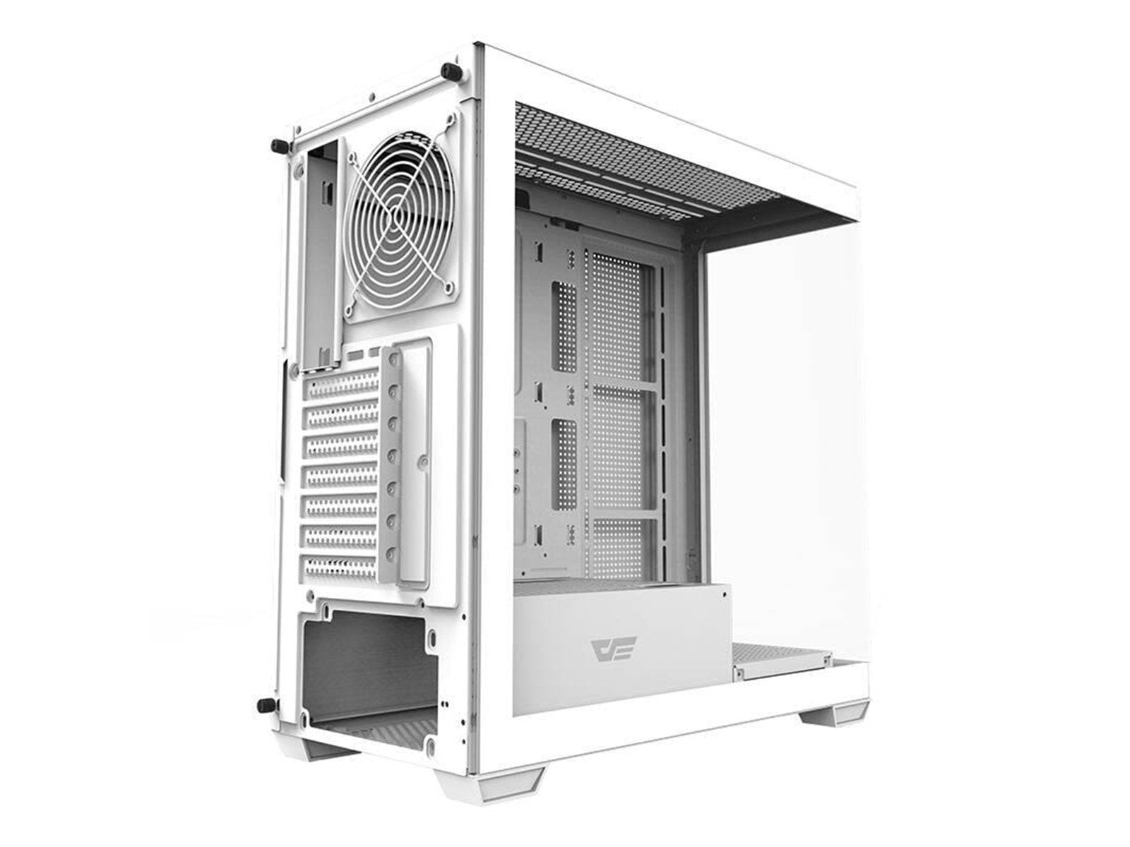 Darkflash Computer case DS900 (white) - Gehäuse - Miditower - Weiß