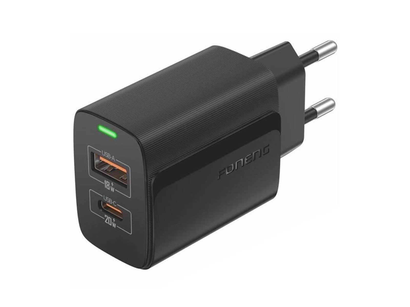 Foneng EU66 A+C 2 network charger (PD20W) black