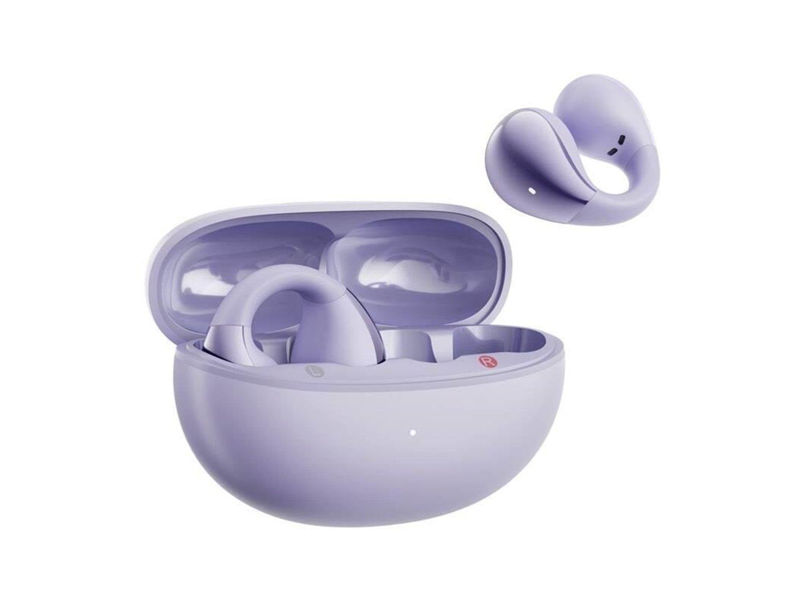 QCY Crossky Clip T33 headphones (purple)