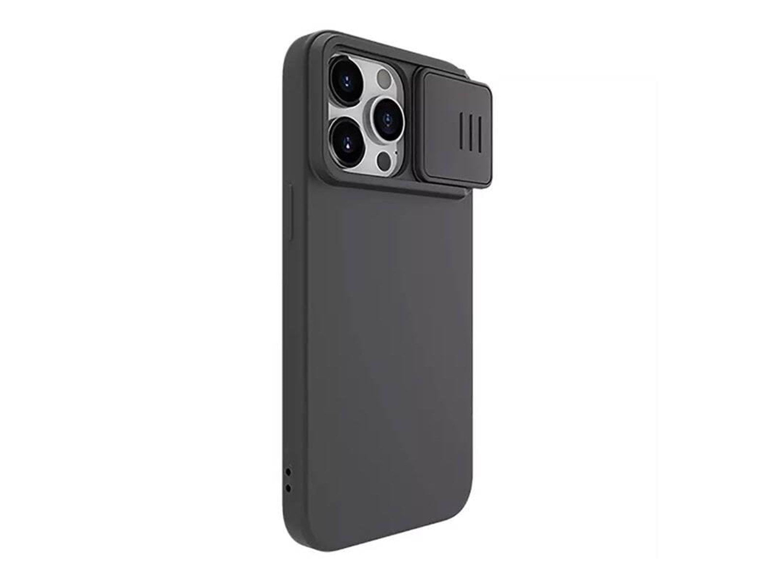 Nillkin CamShield Silky Silicone Case for iPhone 15 Pro (Black)