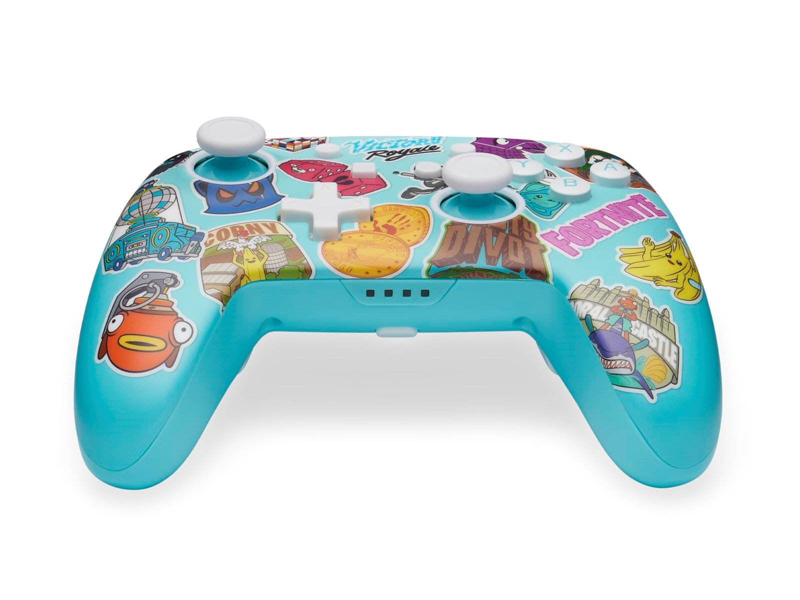 PowerA Enhanced Wireless Controller for Nintendo Switch - Fortnite Sticker Mania - Controller