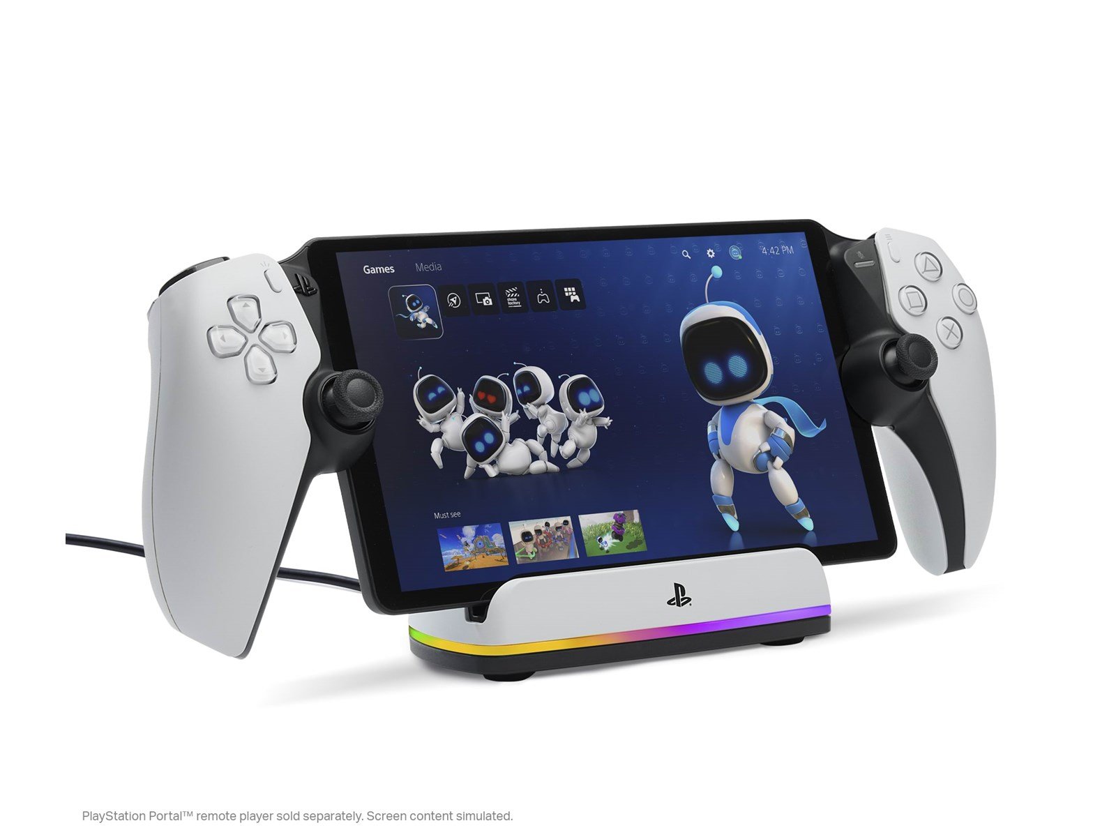 PowerA Ladestation für PlayStation Portal™ Remote Player mit Lumectra™ - PlayStation Portal