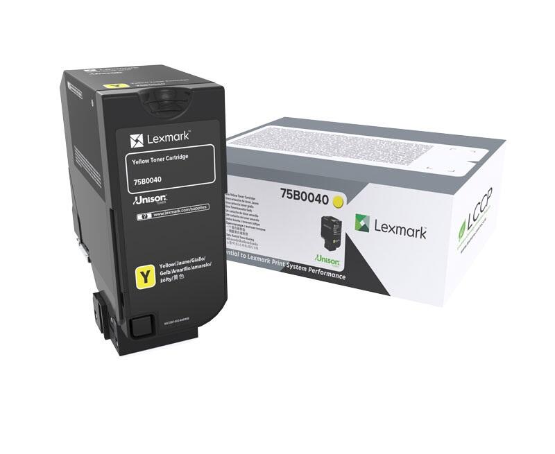 Lexmark Original Toner Standard Variante - CS728 gelb 10000 Seiten (75B0040)