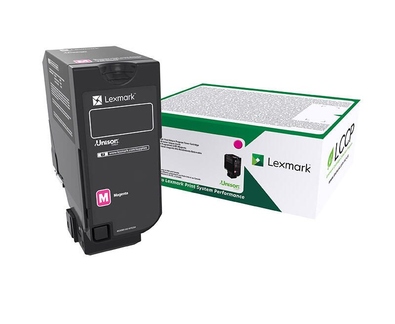 Lexmark Original Toner - magenta (75B20M0) für CS727de, CS728de, CX727de