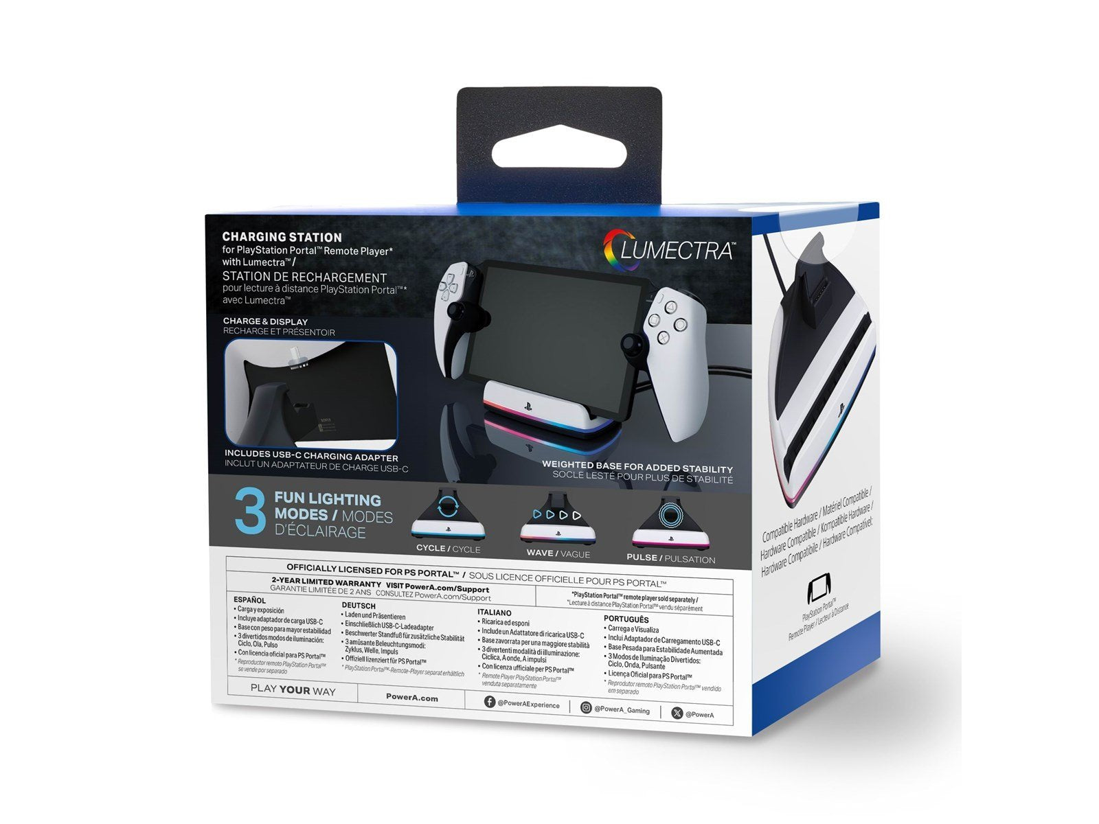 PowerA Ladestation für PlayStation Portal™ Remote Player mit Lumectra™ - PlayStation Portal