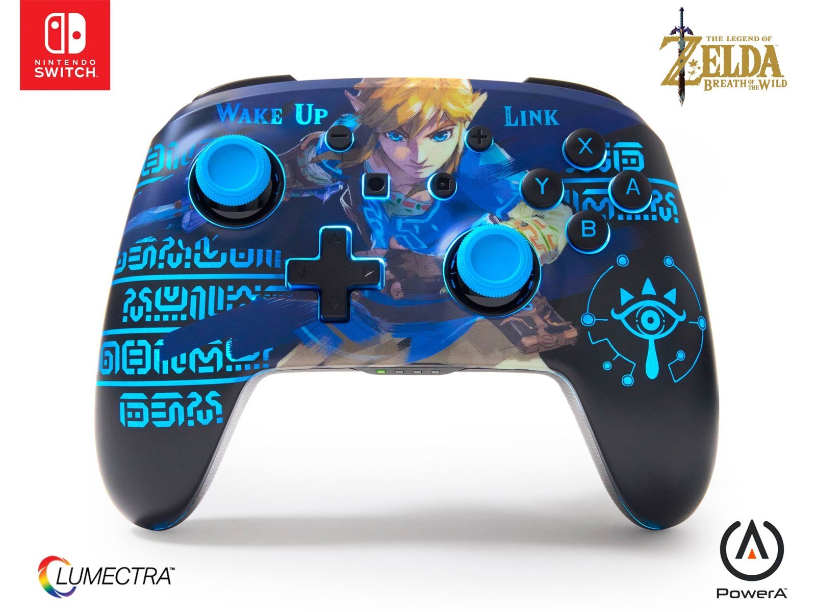 PowerA Verbesserter kabelloser Controller von für Nintendo Switch mit Lumectra - Link aufwecken - Wireless Controller - Nintendo