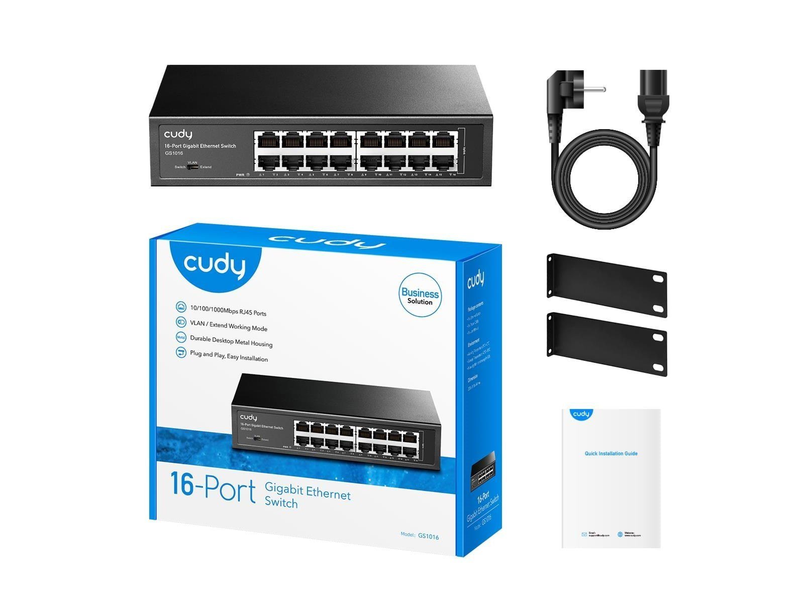 Cudy GS1016 16-Port Gigabit Unmanaged Switch