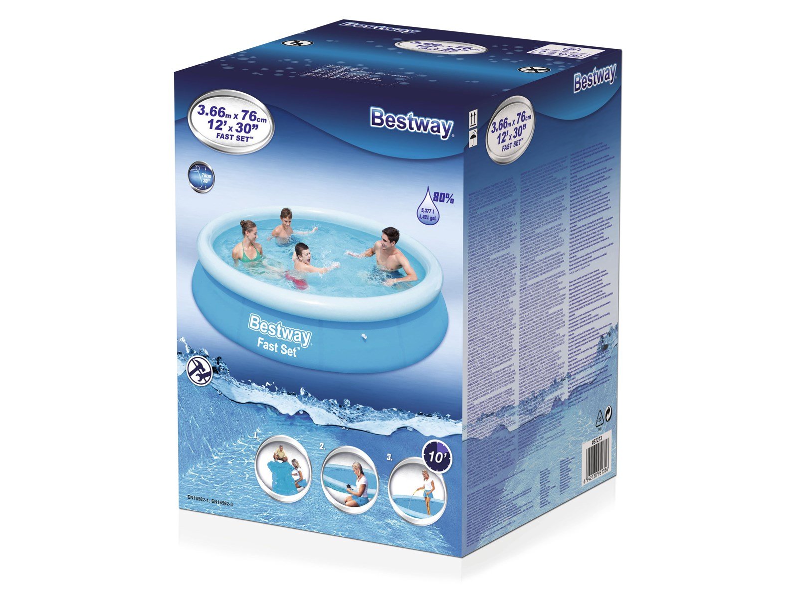 Bestway Fast Set 57273 above ground pool