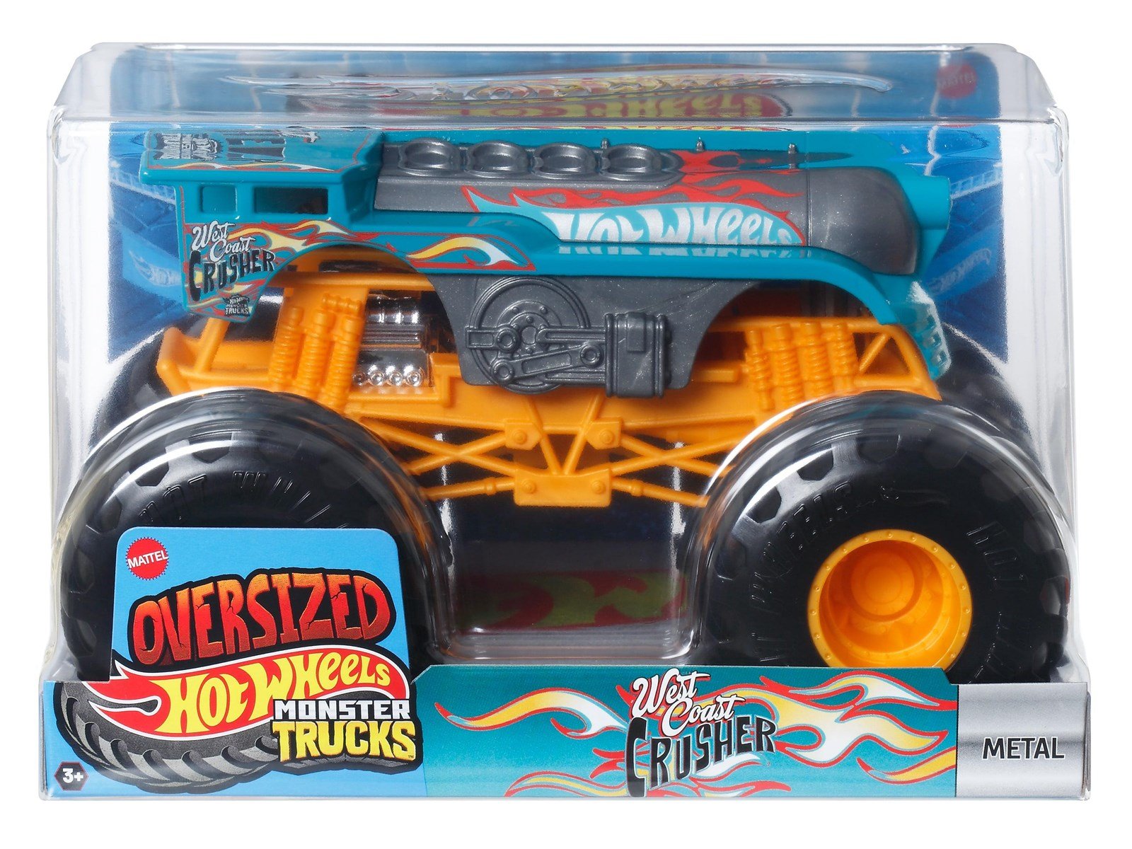 Hot Wheels Monster Truck Oversized West Coast Coast Crusher