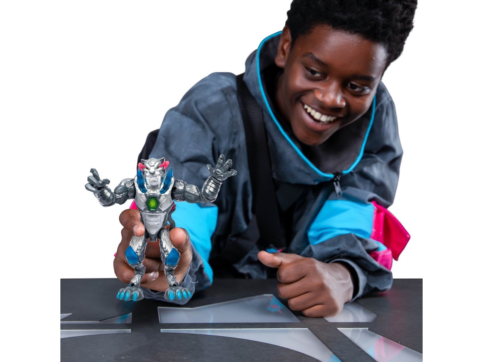 MrBeast Lab Mutator Metalic Panther Action Figure