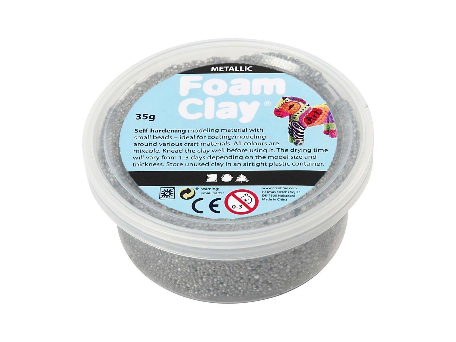 Foam Clay - Metallic Silver 35gr.