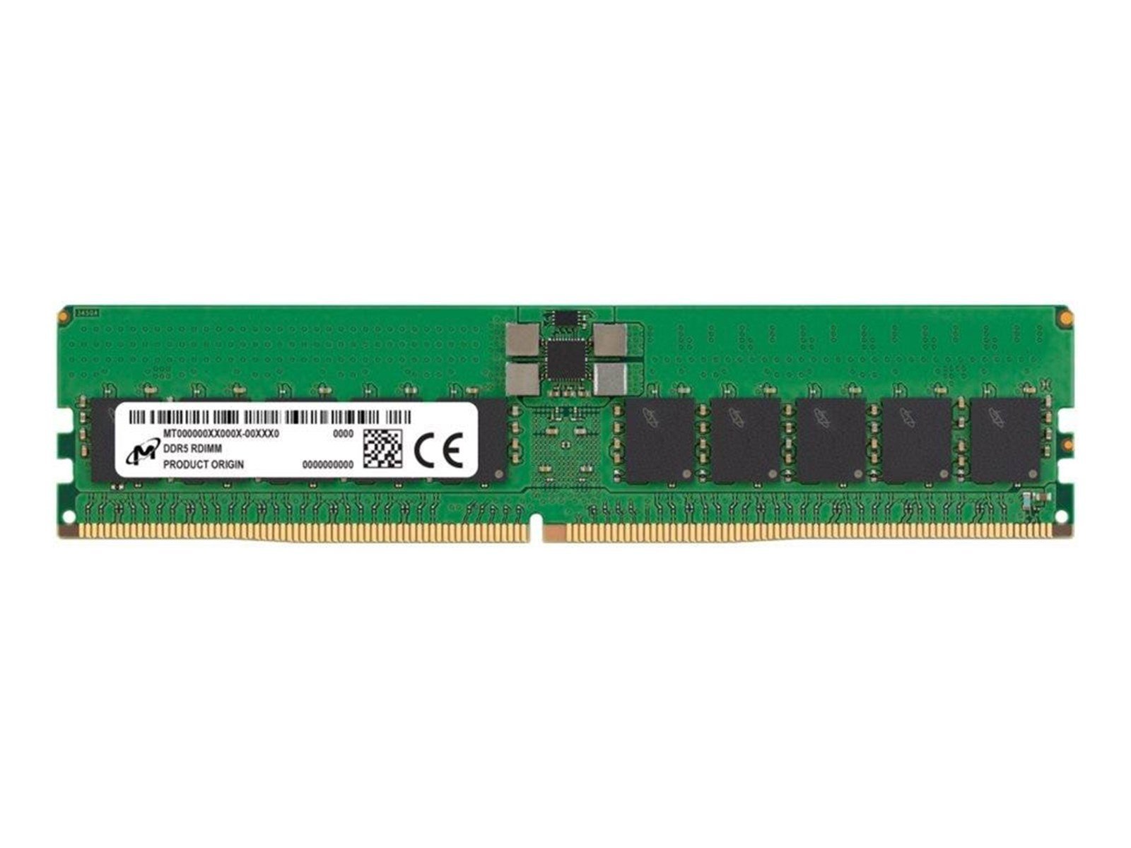 Crucial Micron - DDR5 - module - 32 GB - DIMM 288-pin - 6400 MHz / PC5-51200 - registered