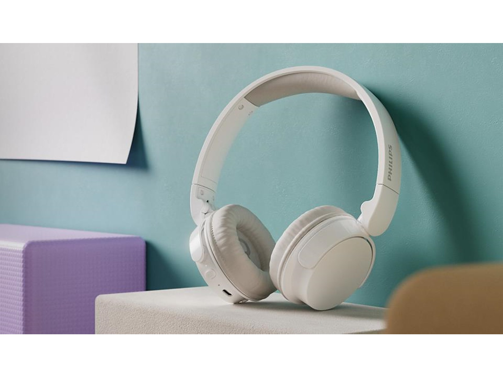 Philips TAH3209WT/00 - On-ear Wireless Headphones - Silk White