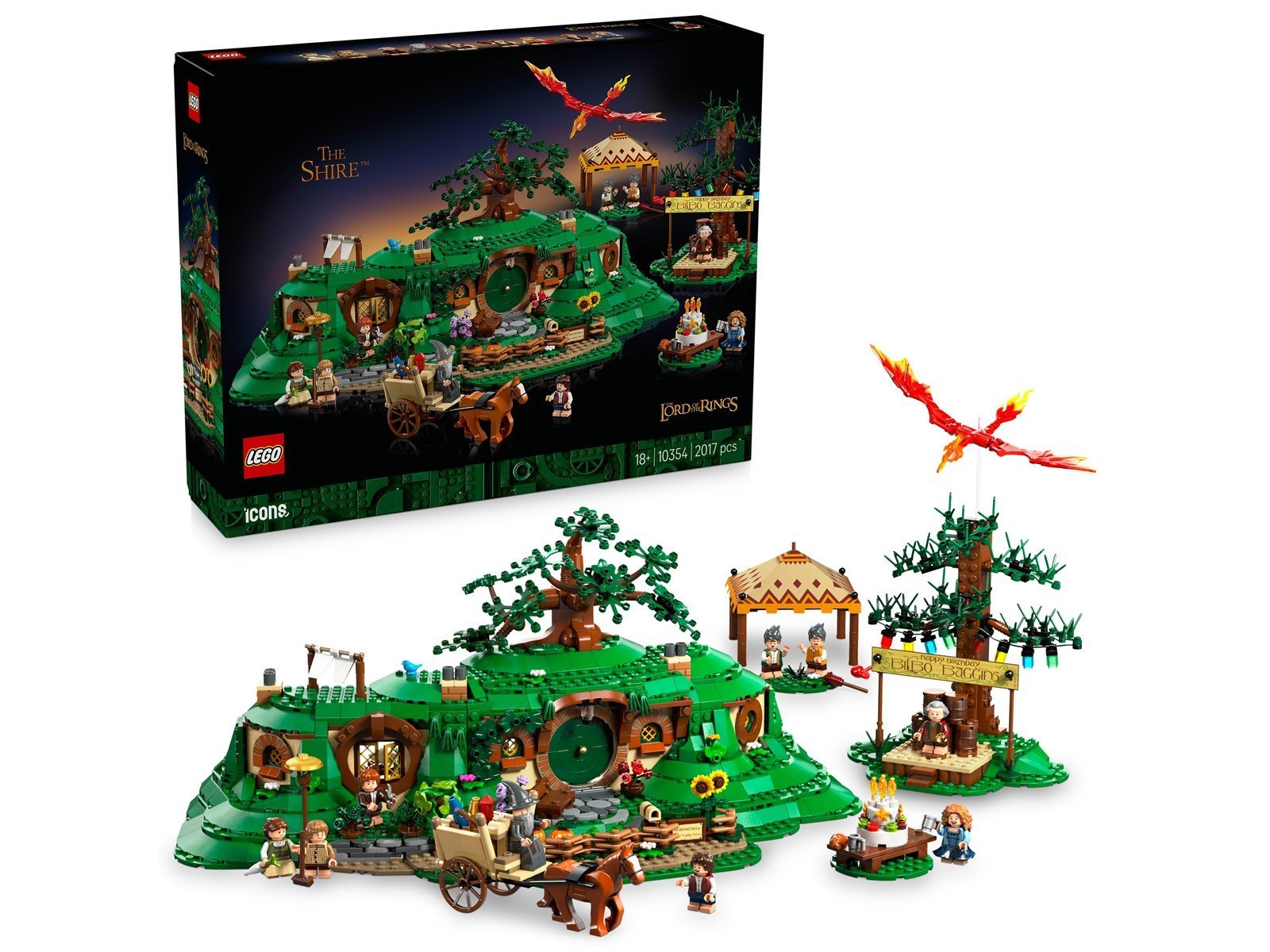 LEGO Icons 10354 Der Herr der Ringe: Das Auenland