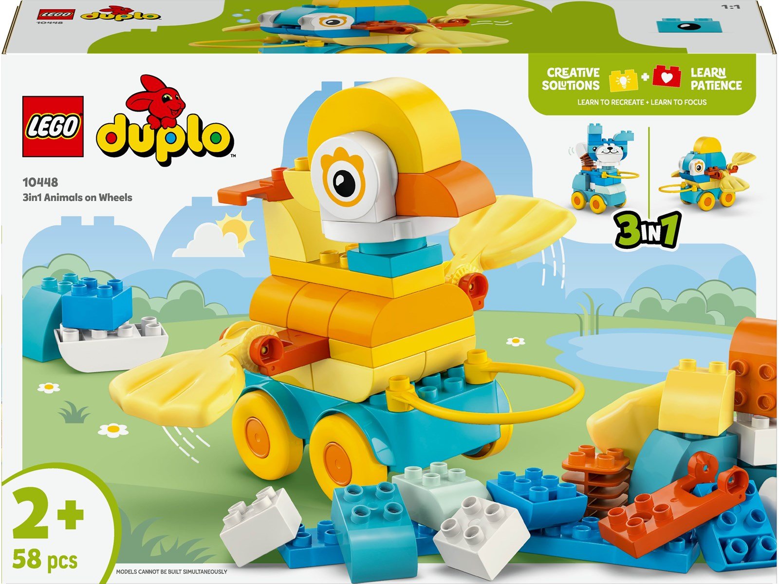 LEGO DUPLO 10448 Tiere auf Rädern 3-in-1-Set