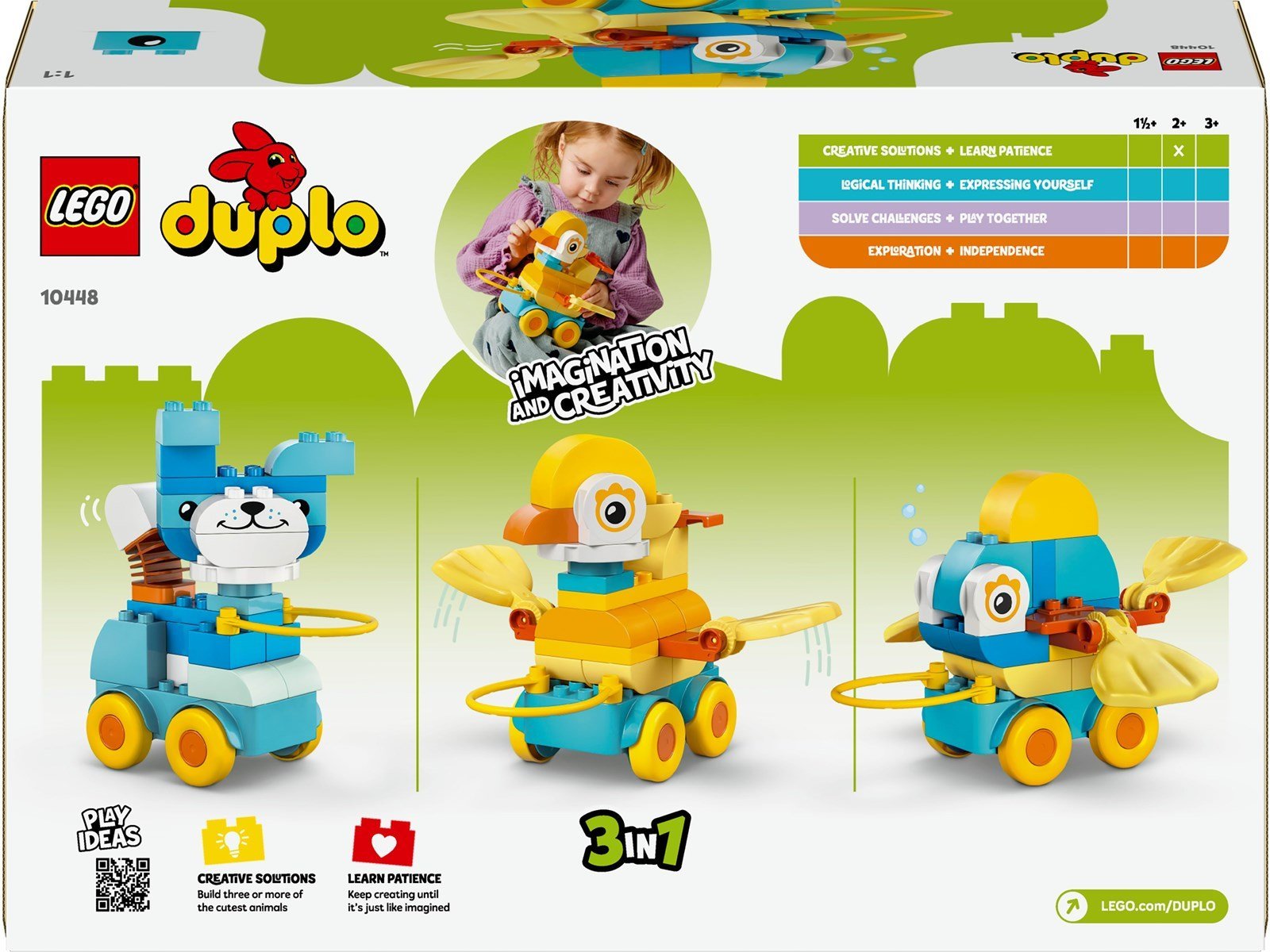 LEGO DUPLO 10448 Tiere auf Rädern 3-in-1-Set