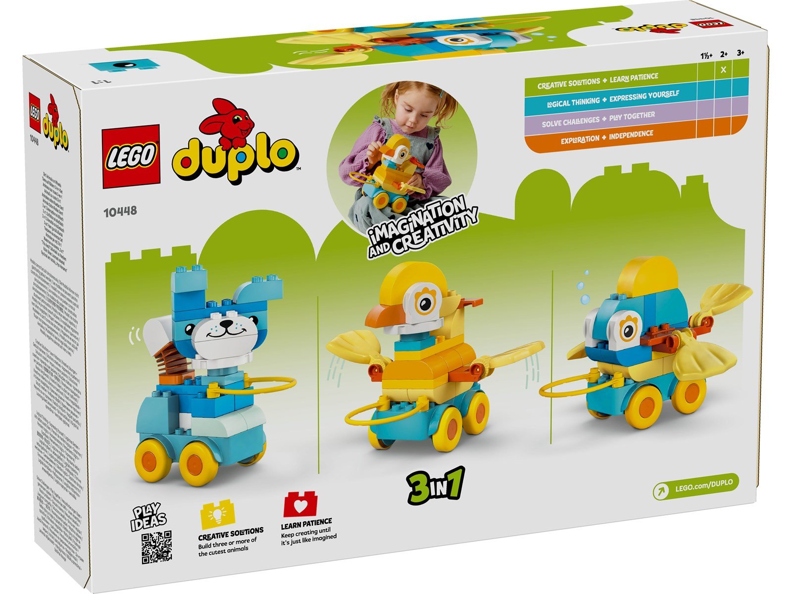 LEGO DUPLO 10448 Tiere auf Rädern 3-in-1-Set