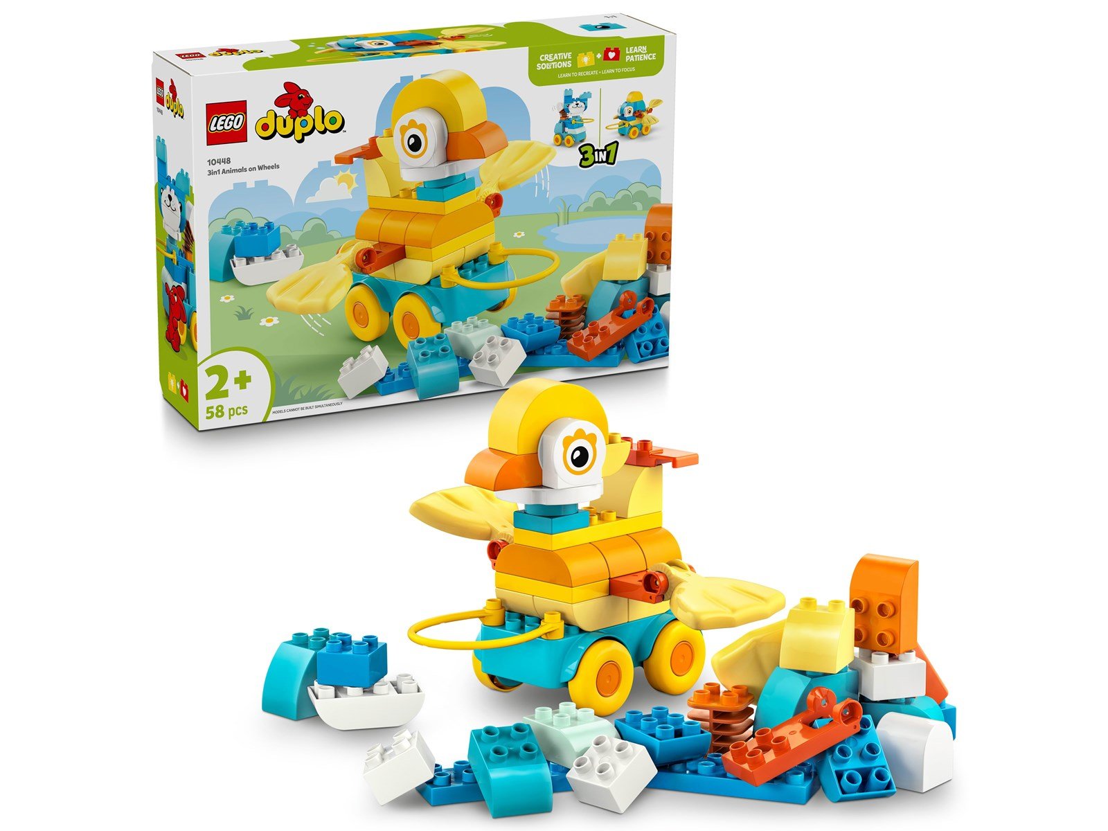 LEGO DUPLO 10448 Tiere auf Rädern 3-in-1-Set