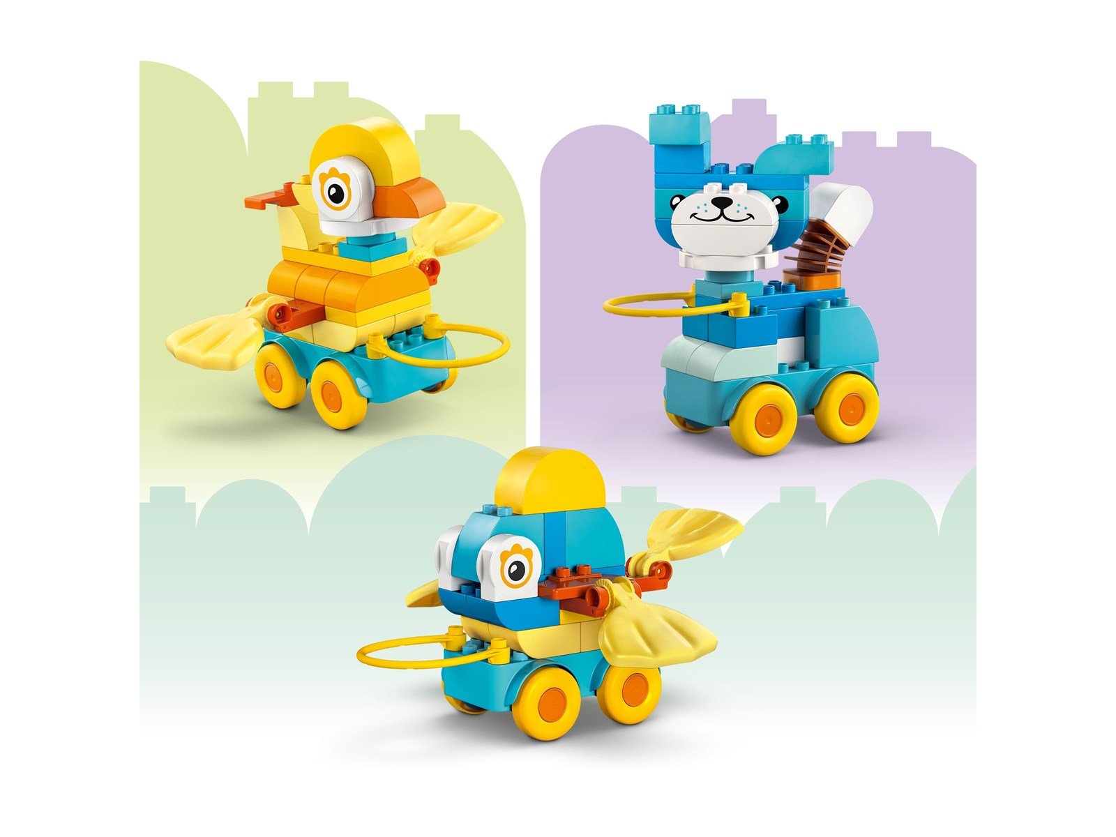 LEGO DUPLO 10448 Tiere auf Rädern 3-in-1-Set