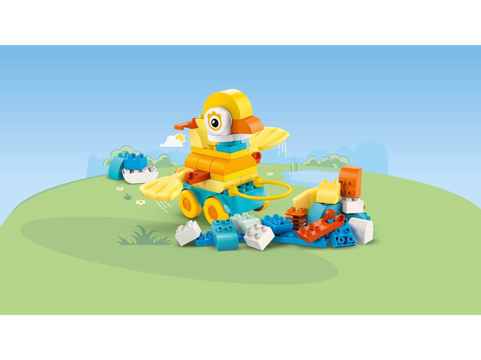 LEGO DUPLO 10448 Tiere auf Rädern 3-in-1-Set