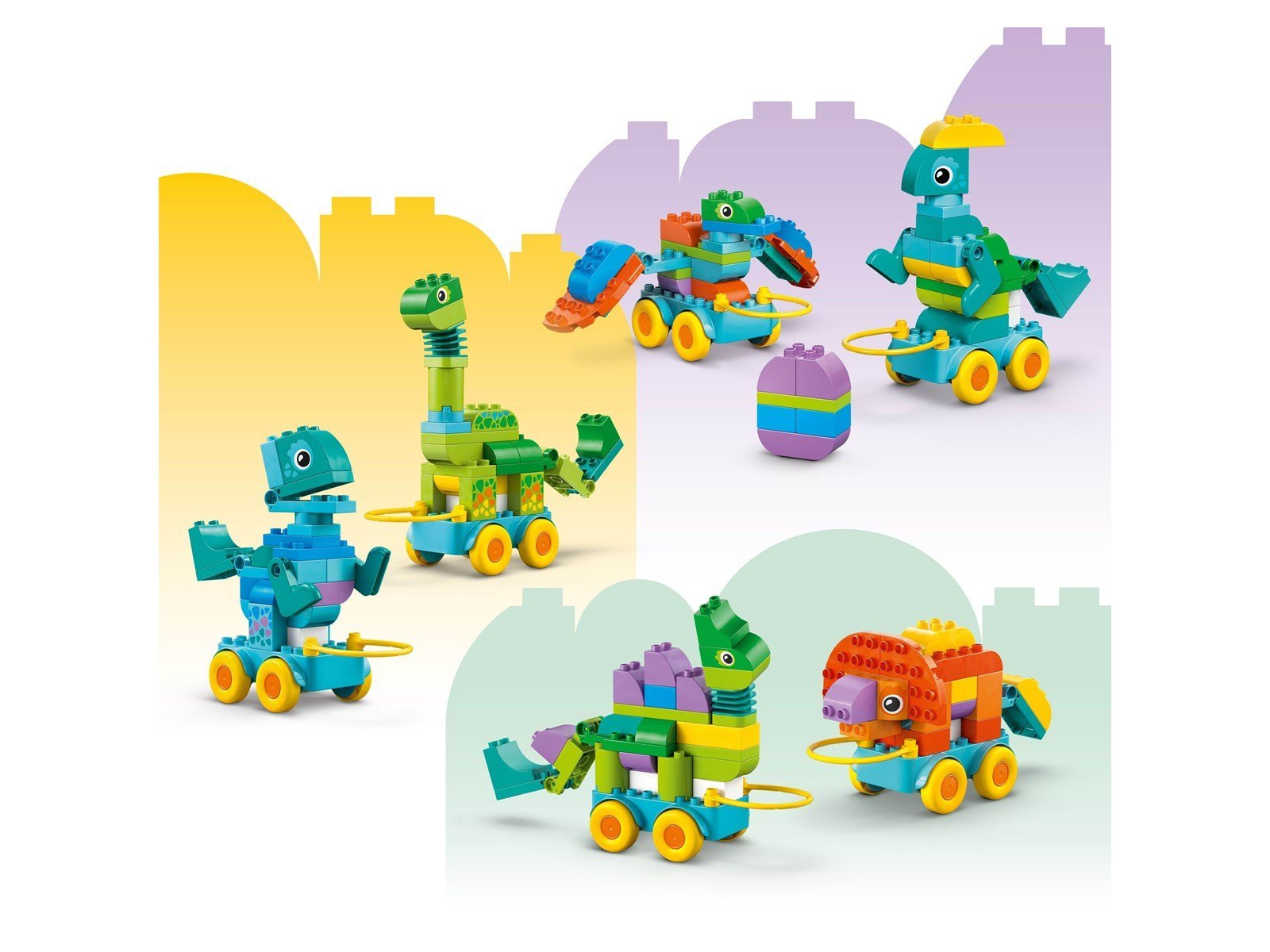 LEGO DUPLO 10451 Dinos auf Rädern 3-in-1-Set