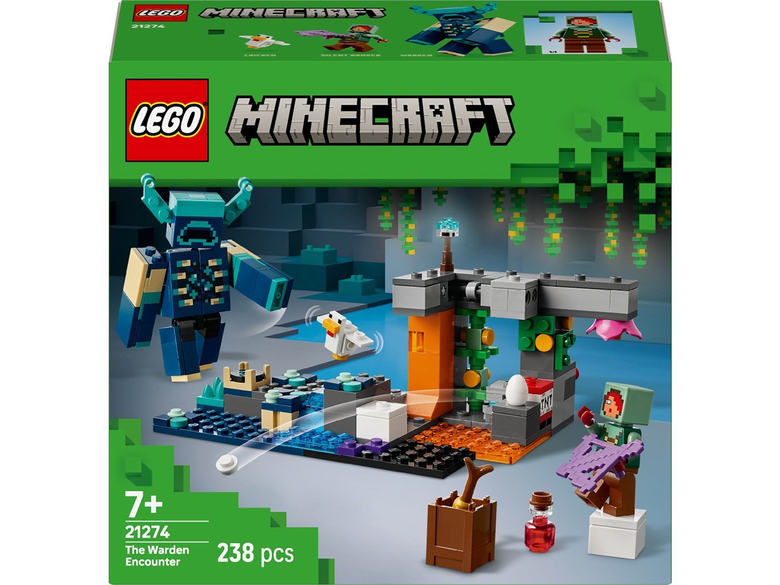 LEGO Minecraft 21274 Begegnung mit dem Wächter