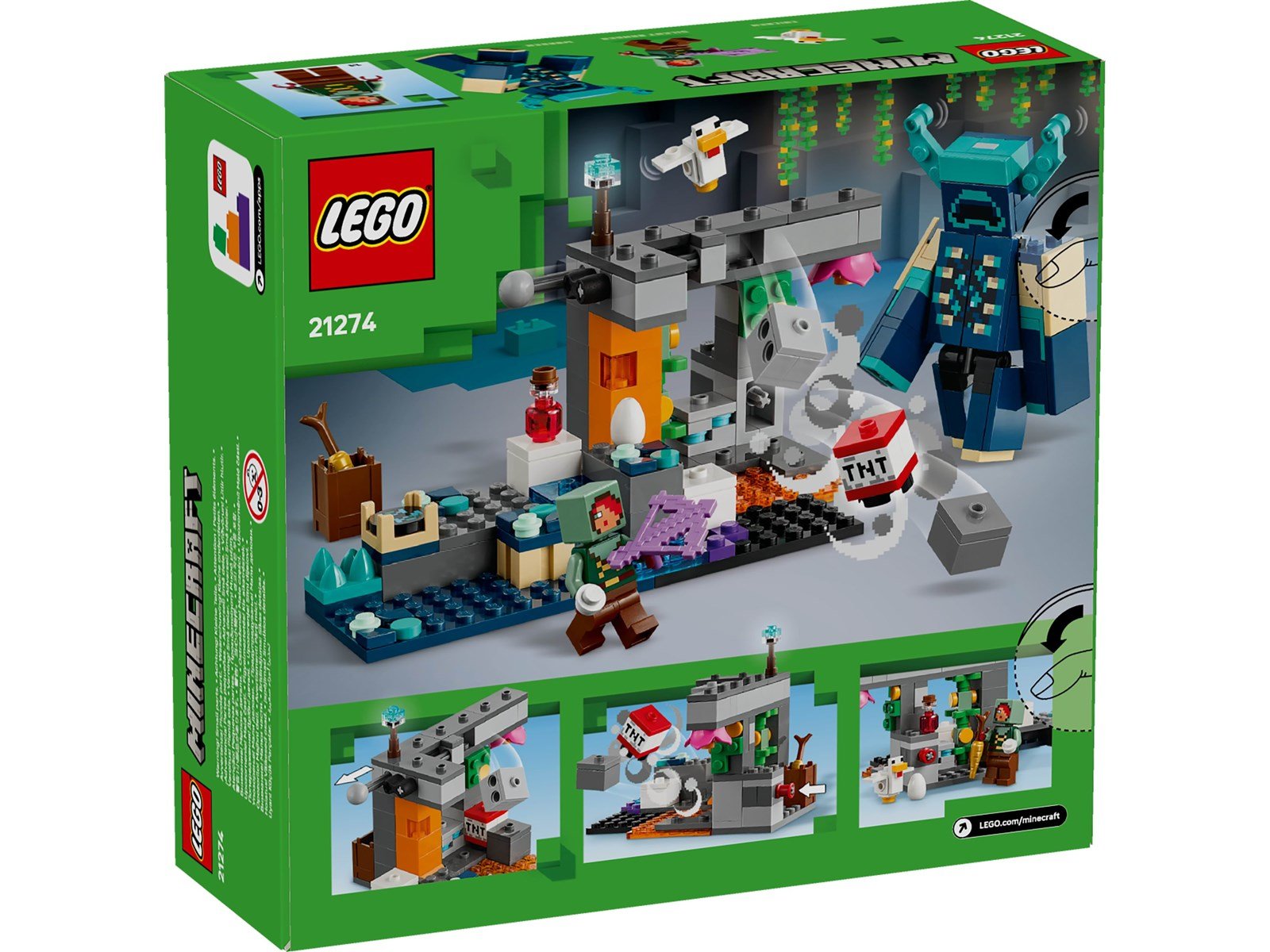 LEGO Minecraft 21274 Begegnung mit dem Wächter
