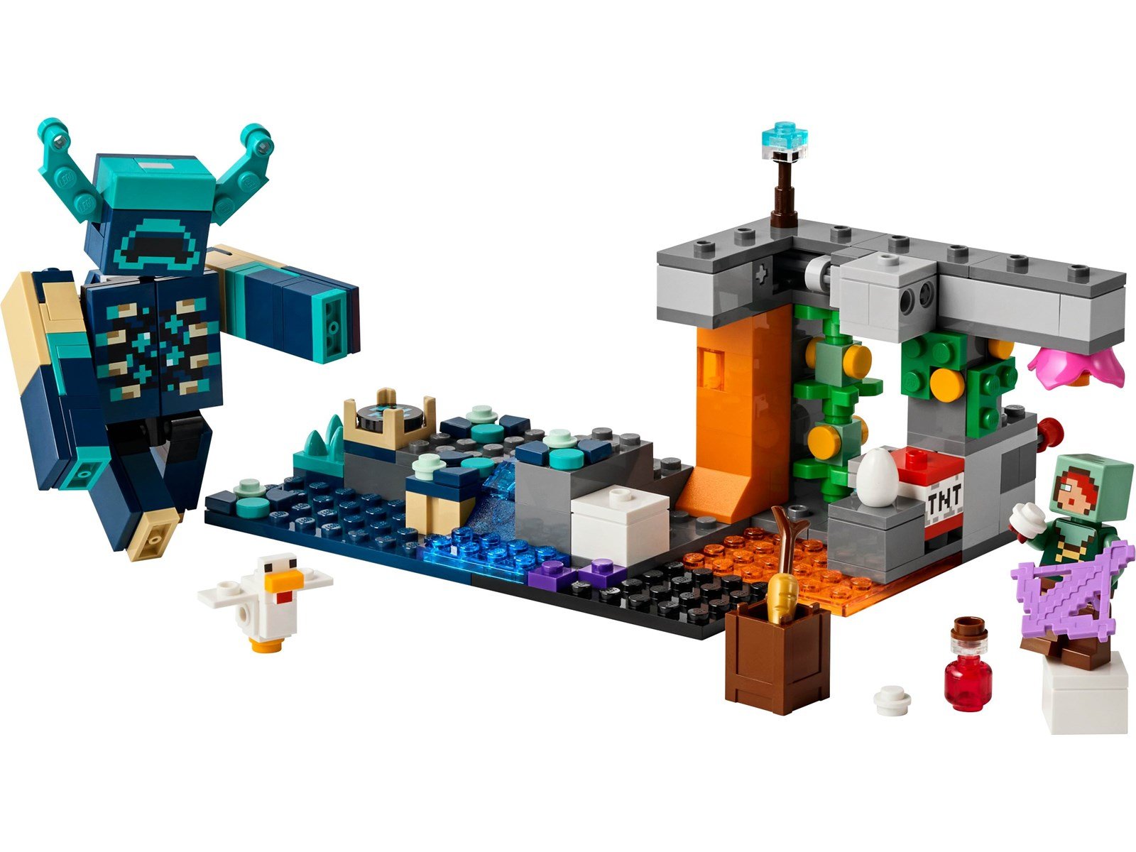 LEGO Minecraft 21274 Begegnung mit dem Wächter