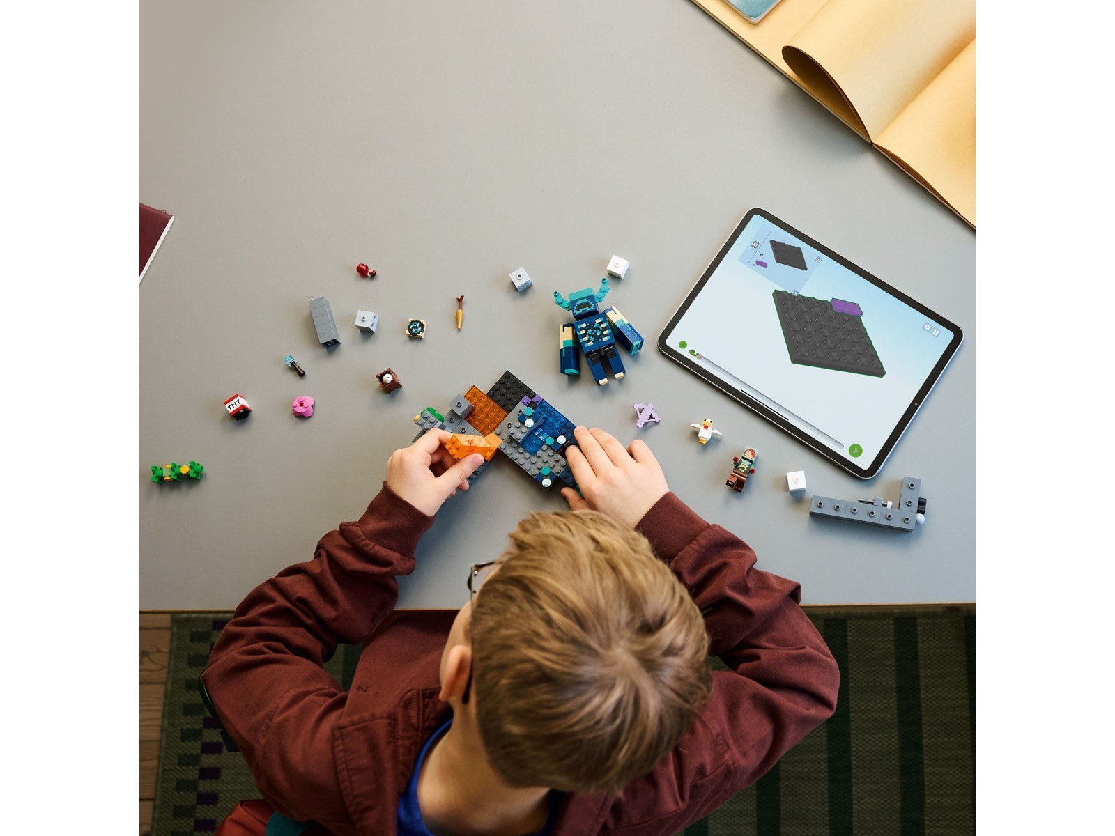 LEGO Minecraft 21274 Begegnung mit dem Wächter
