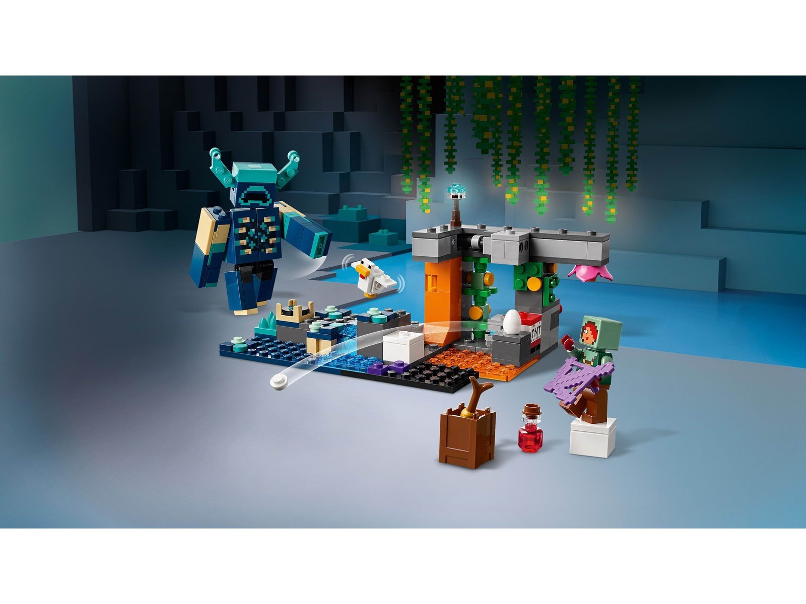 LEGO Minecraft 21274 Begegnung mit dem Wächter