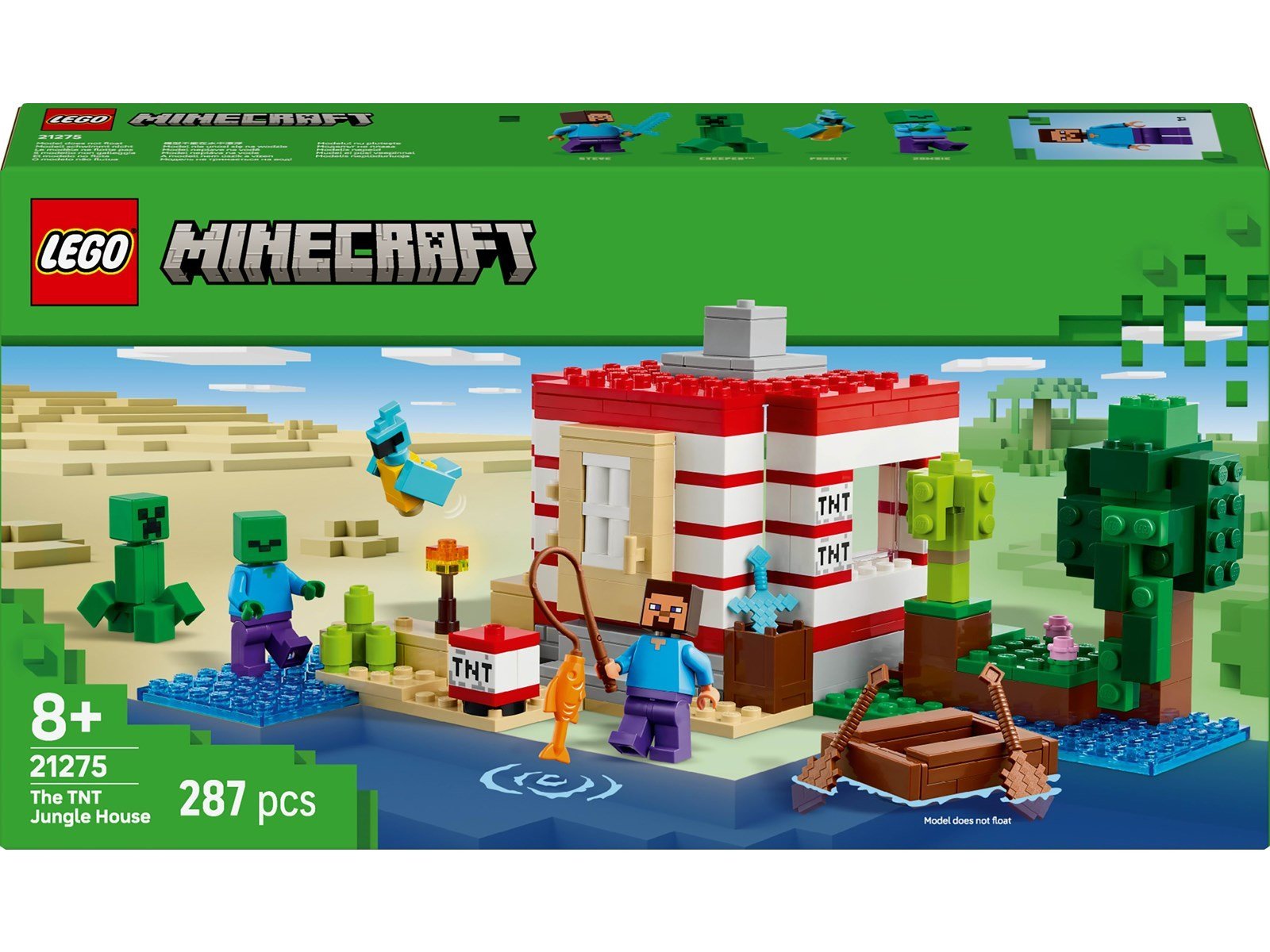 LEGO Minecraft 21275 Das TNT-Dschungelhaus