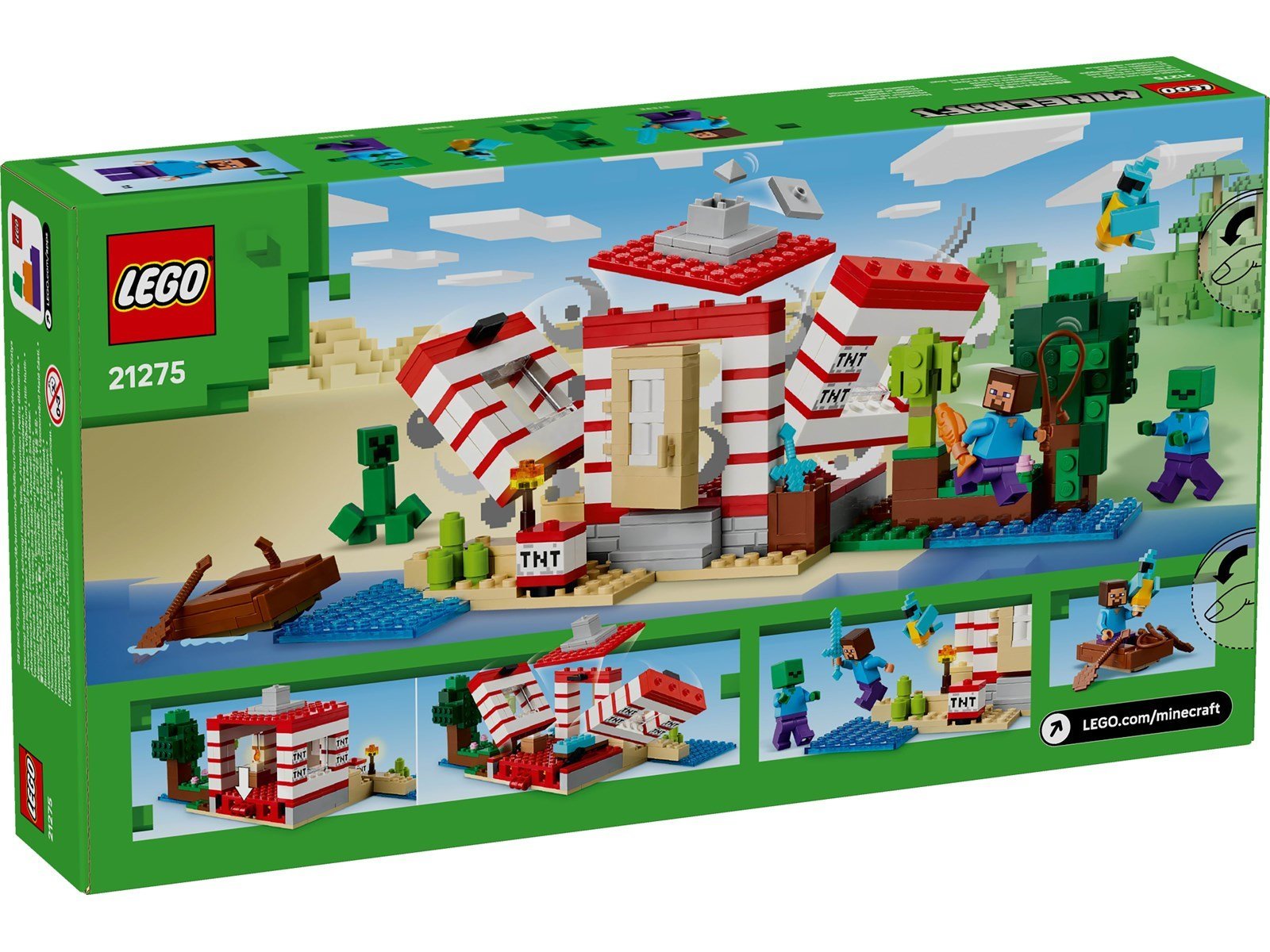 LEGO Minecraft 21275 Das TNT-Dschungelhaus
