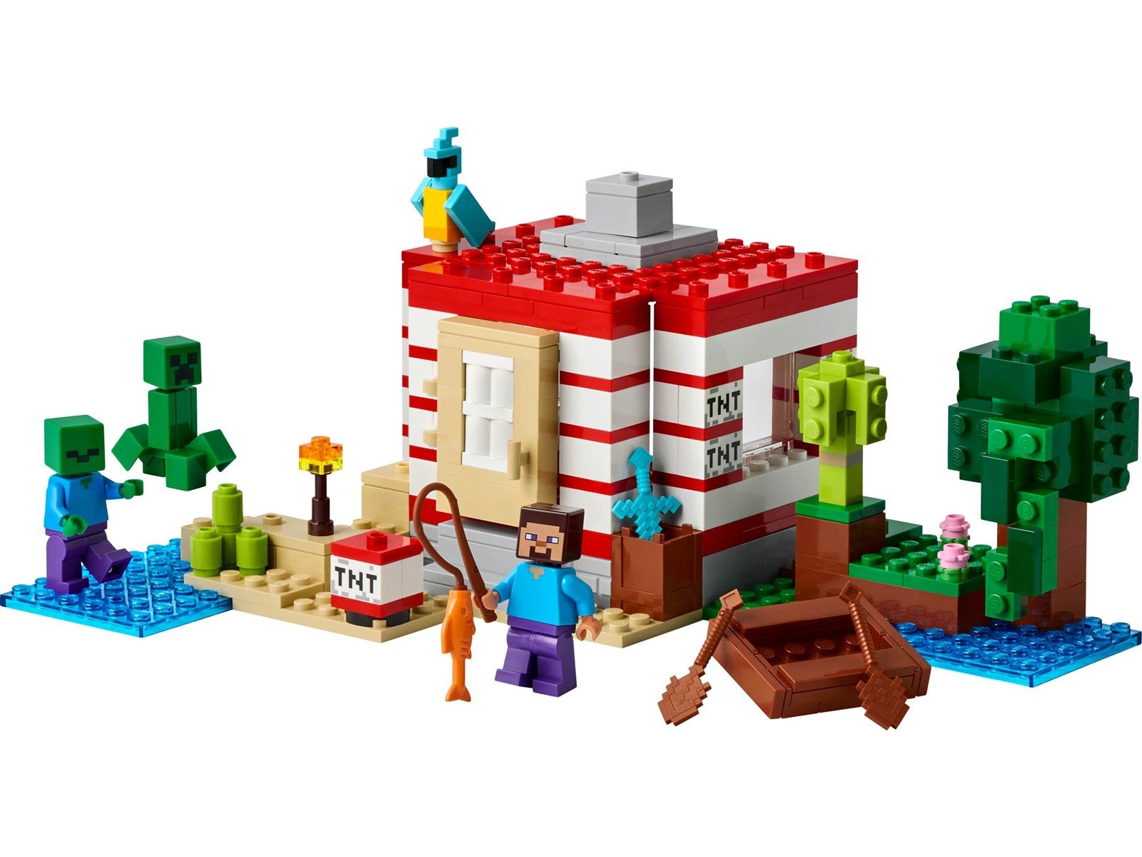 LEGO Minecraft 21275 Das TNT-Dschungelhaus