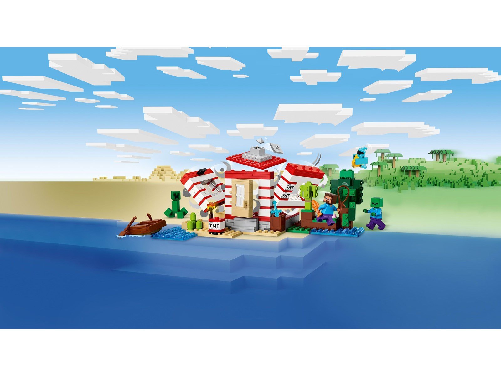 LEGO Minecraft 21275 Das TNT-Dschungelhaus