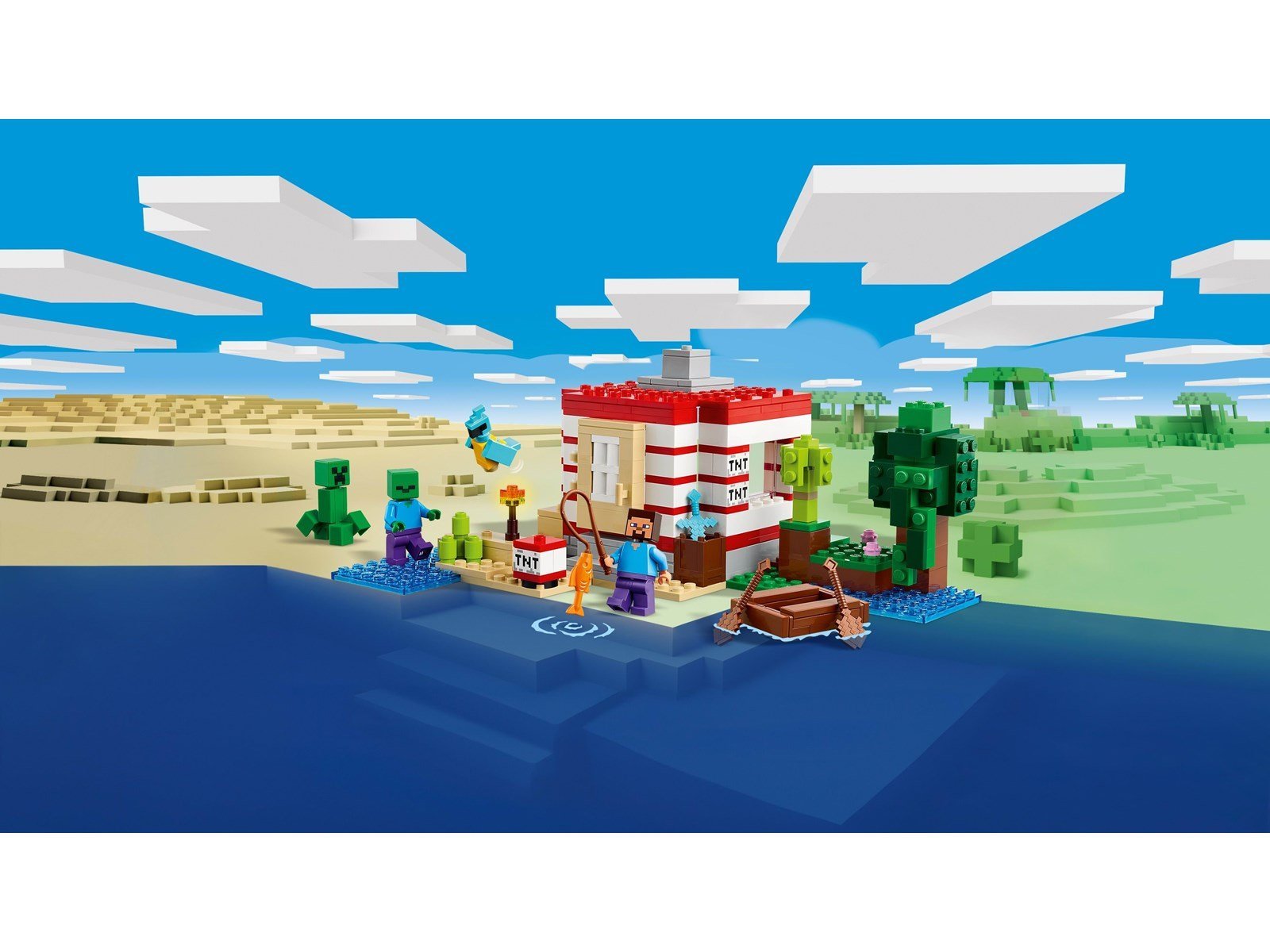 LEGO Minecraft 21275 Das TNT-Dschungelhaus