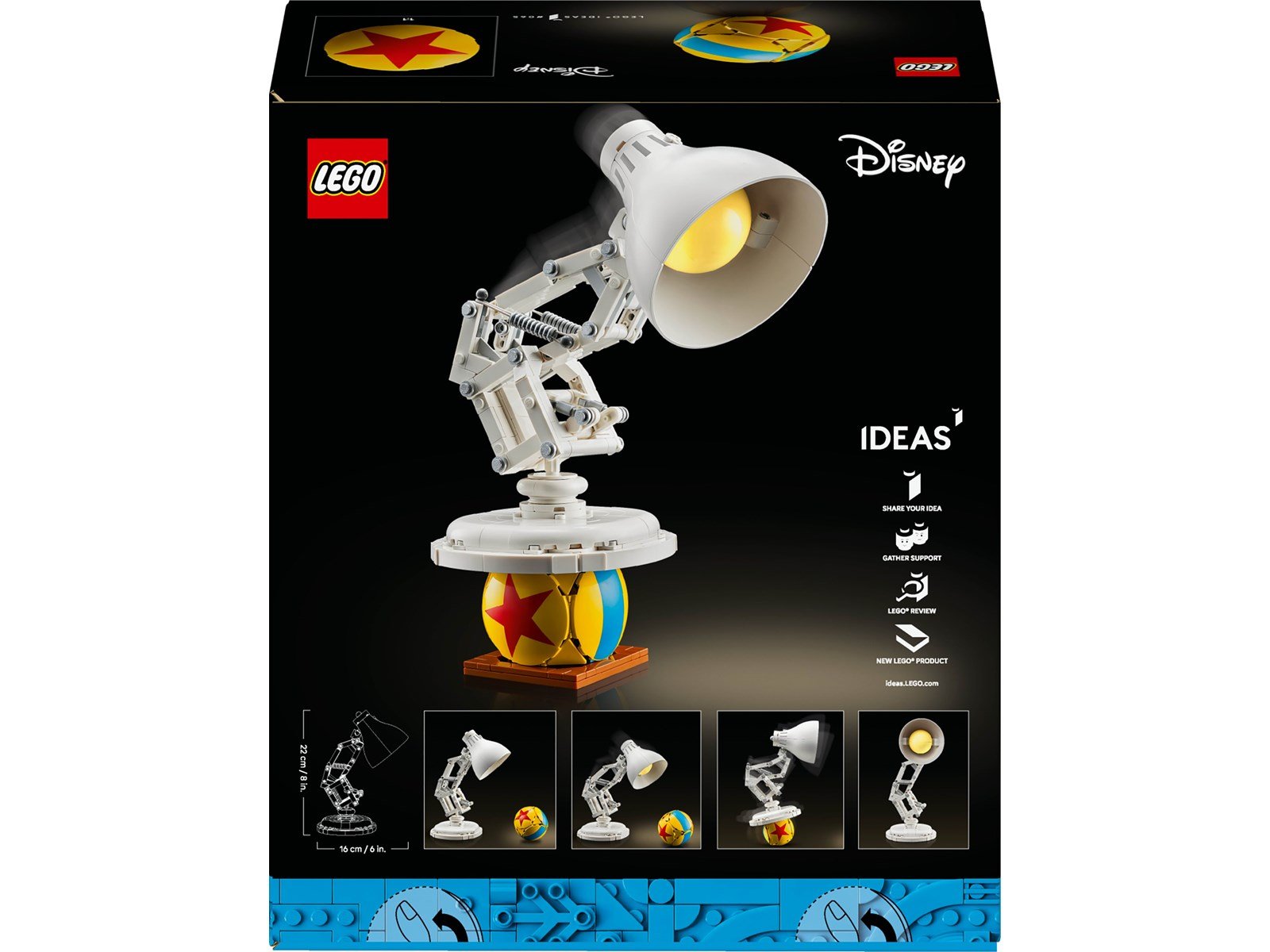 LEGO Ideas 21357 Disney Pixar Luxo Jr.