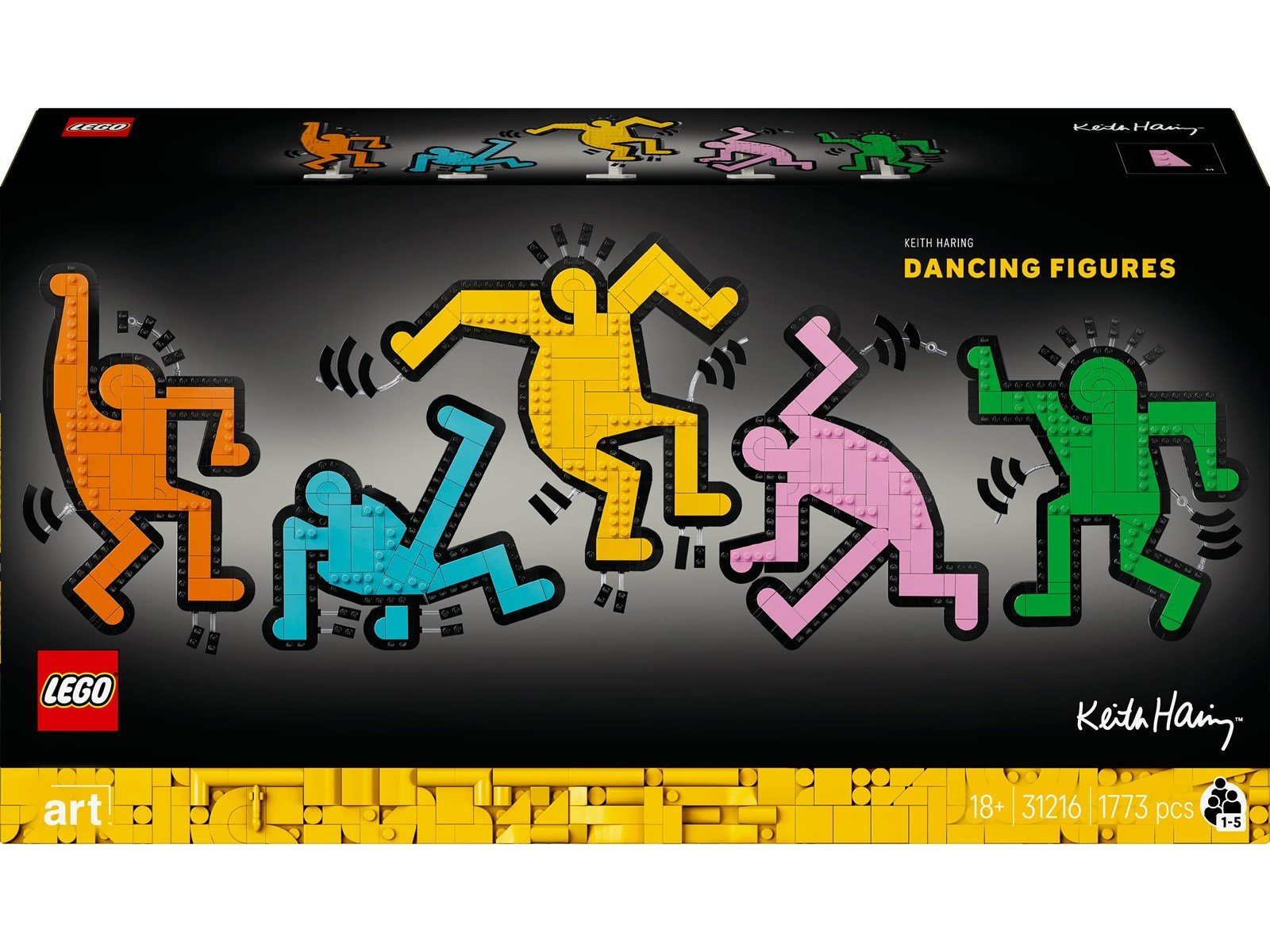 LEGO Art 31216 Keith Haring – Tanzende Figuren