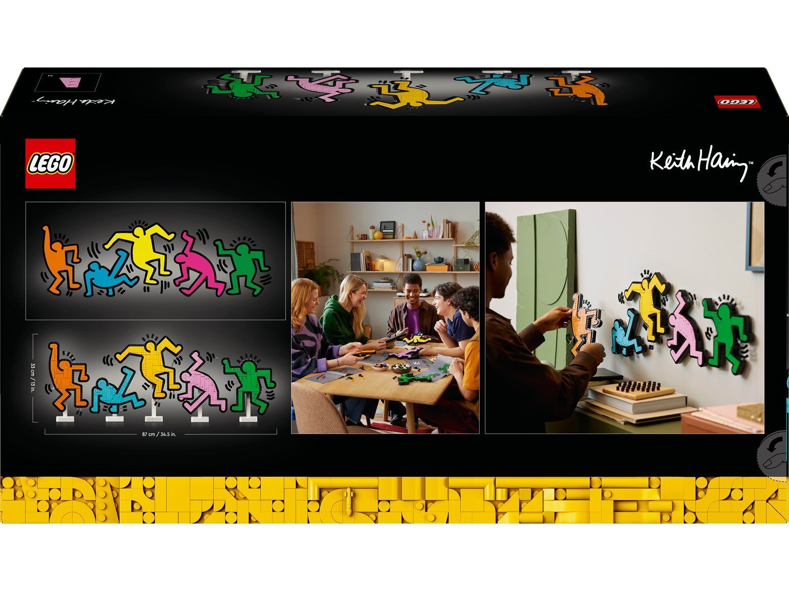 LEGO Art 31216 Keith Haring – Tanzende Figuren