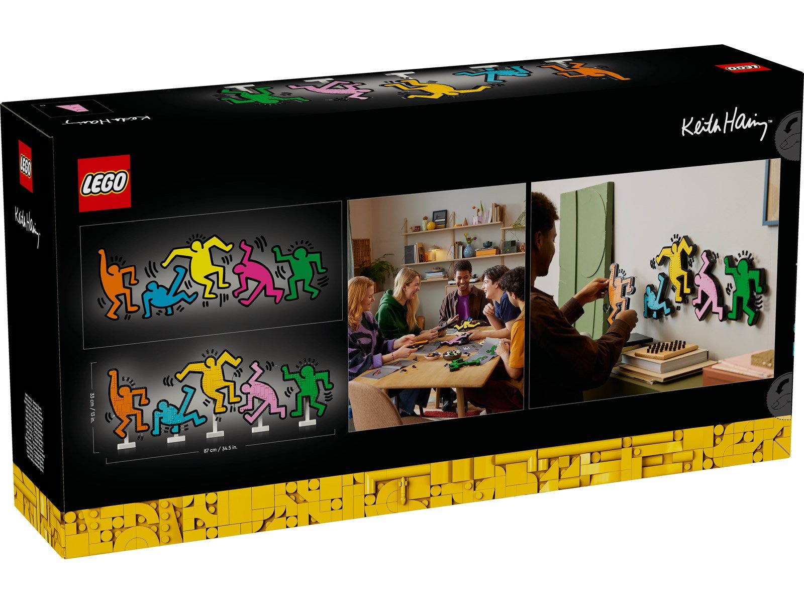 LEGO Art 31216 Keith Haring – Tanzende Figuren