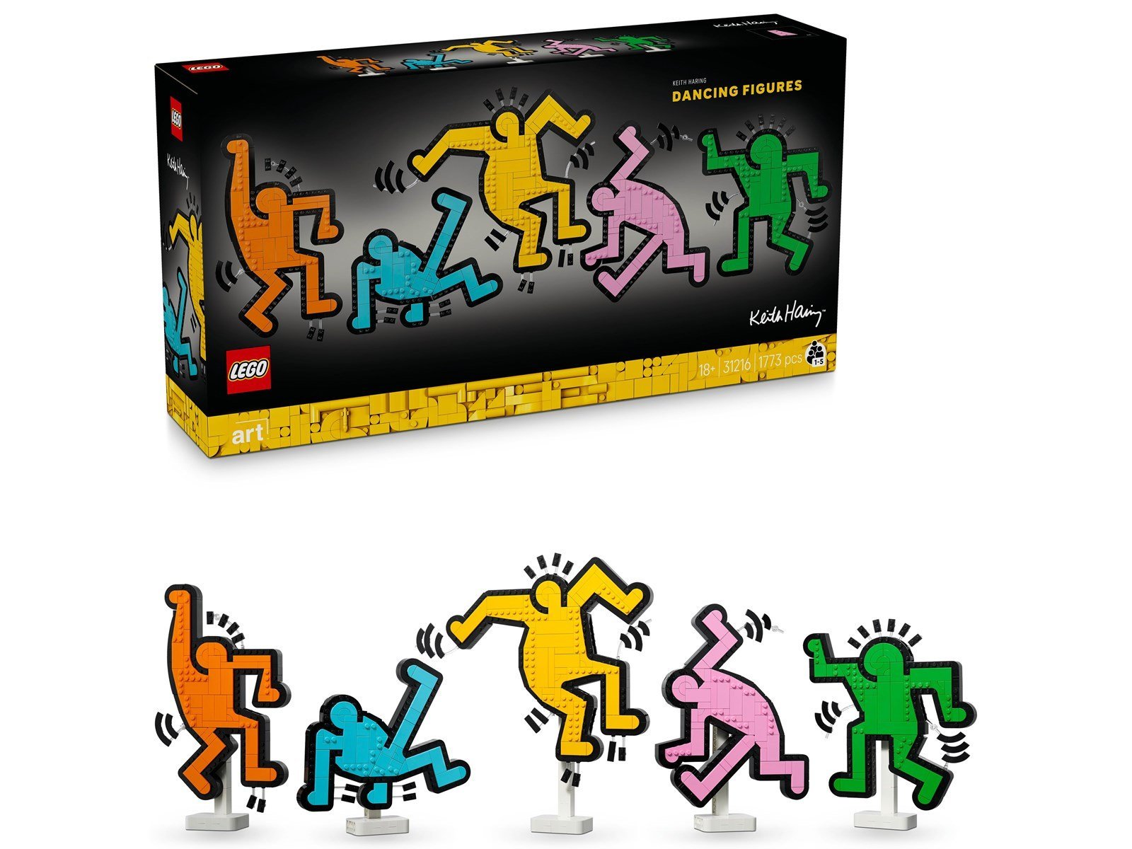 LEGO Art 31216 Keith Haring – Tanzende Figuren