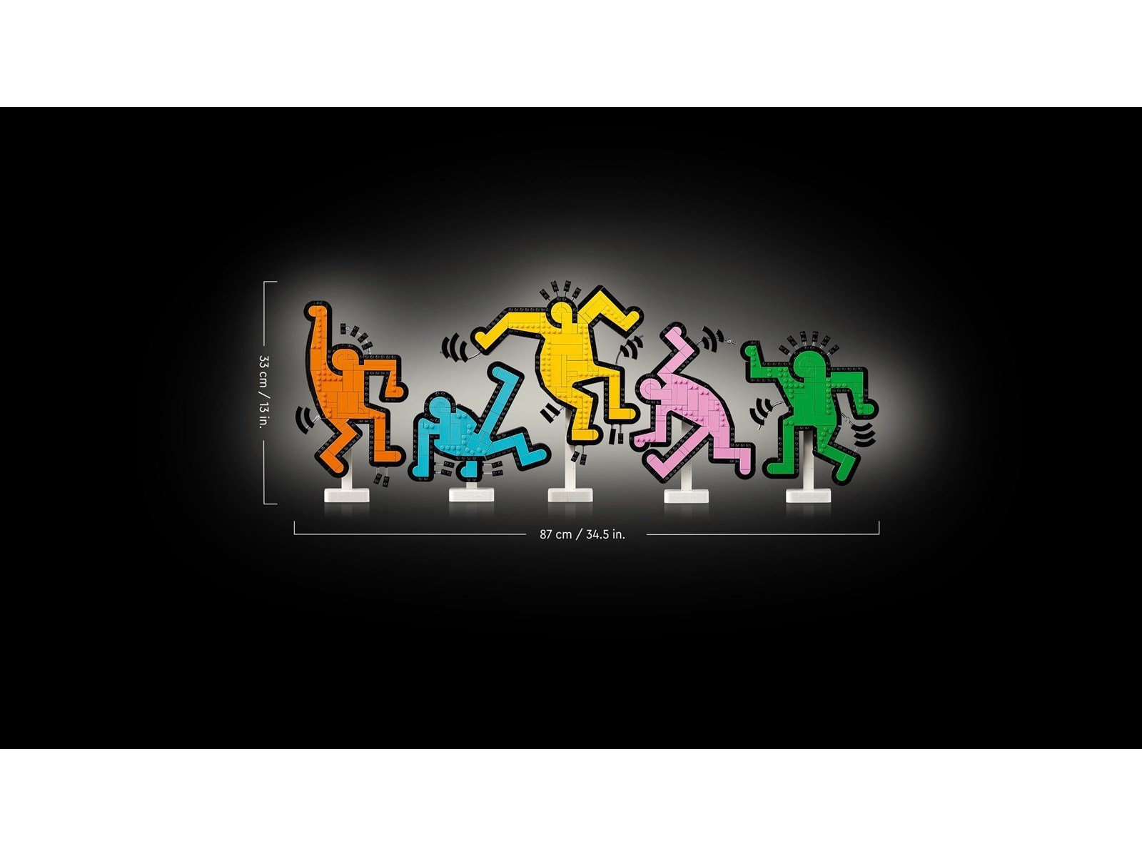 LEGO Art 31216 Keith Haring – Tanzende Figuren