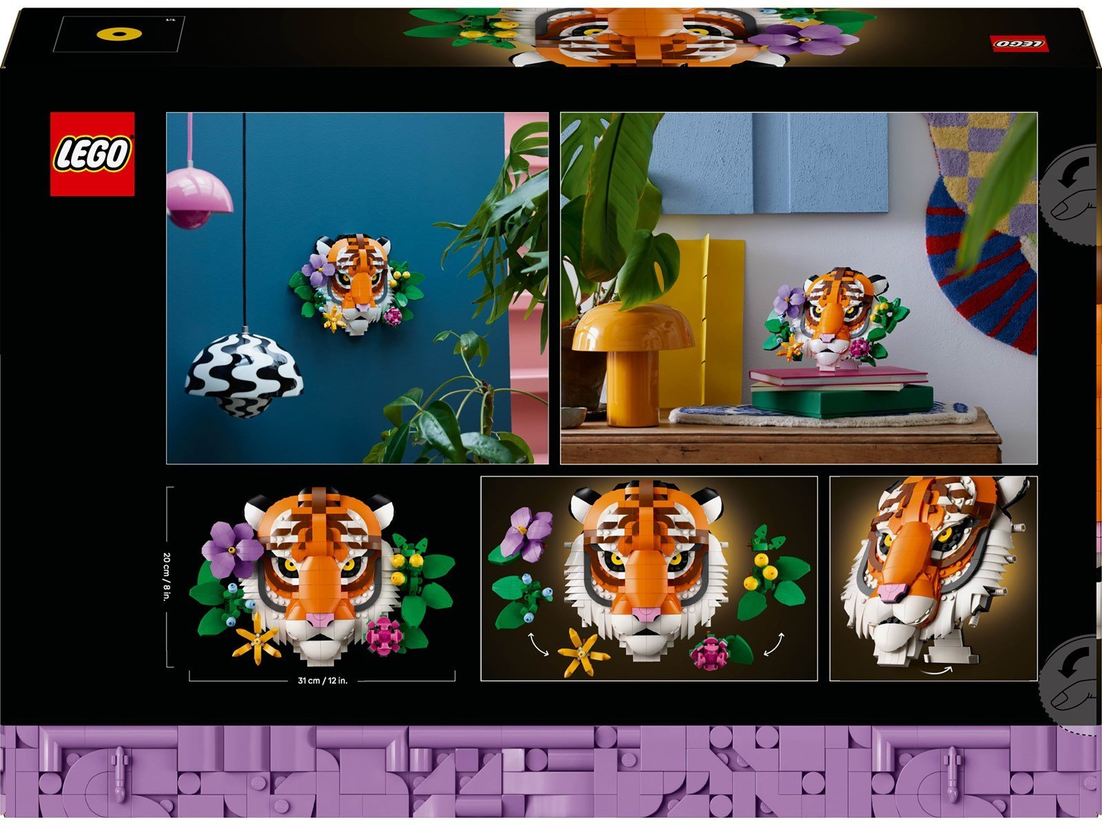 LEGO Art 31217 Fauna Collection - Tiger