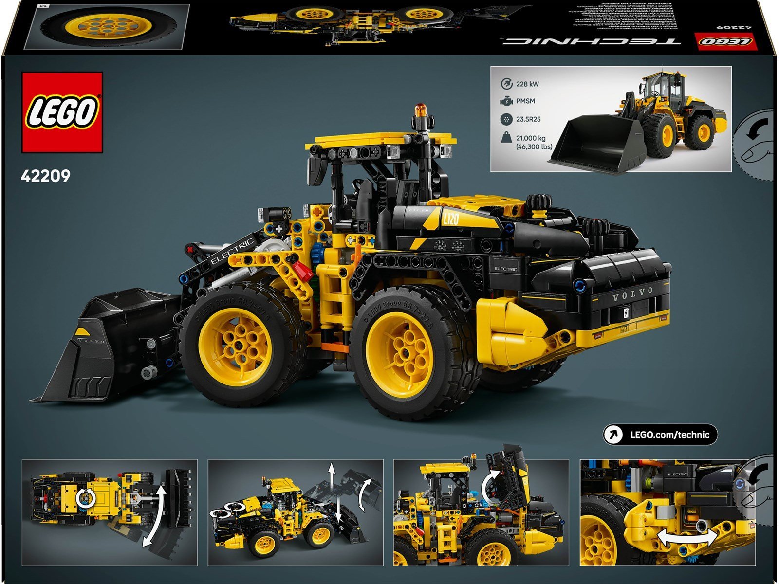 LEGO Technic 42209 Volvo L120 Electric Radlader