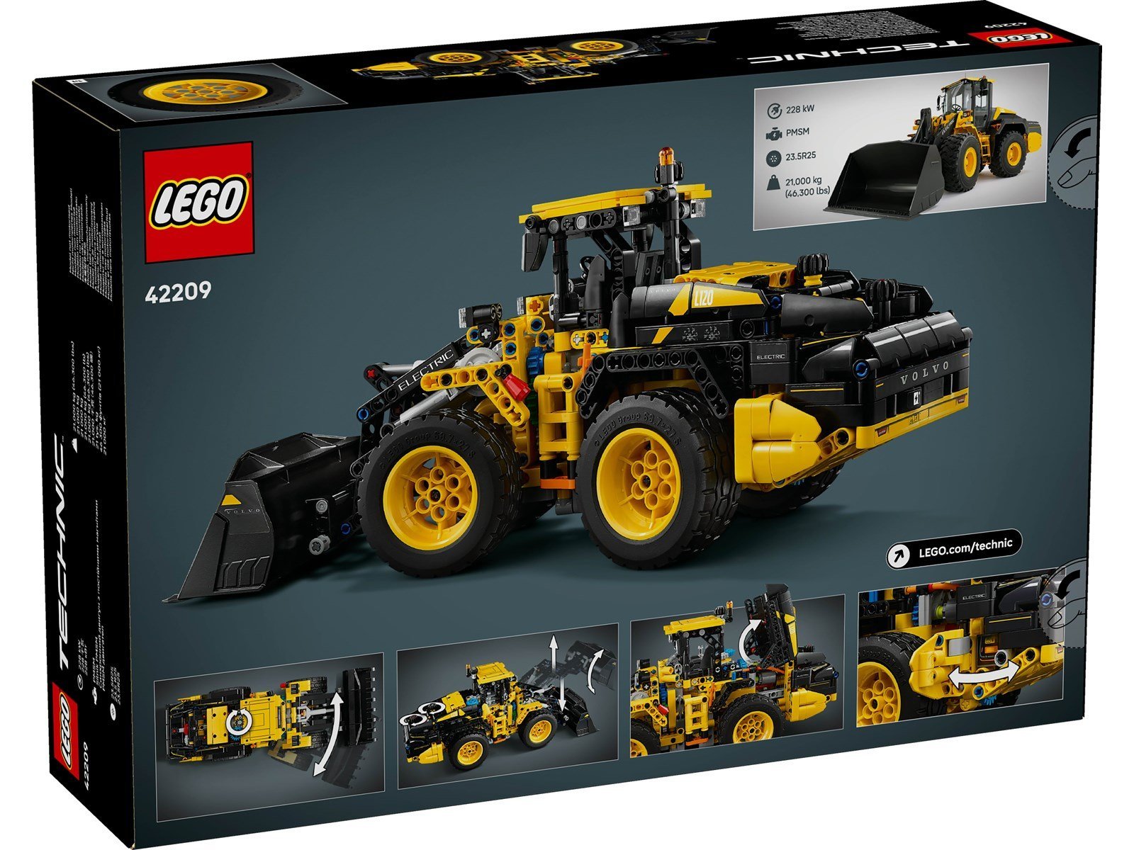LEGO Technic 42209 Volvo L120 Electric Radlader