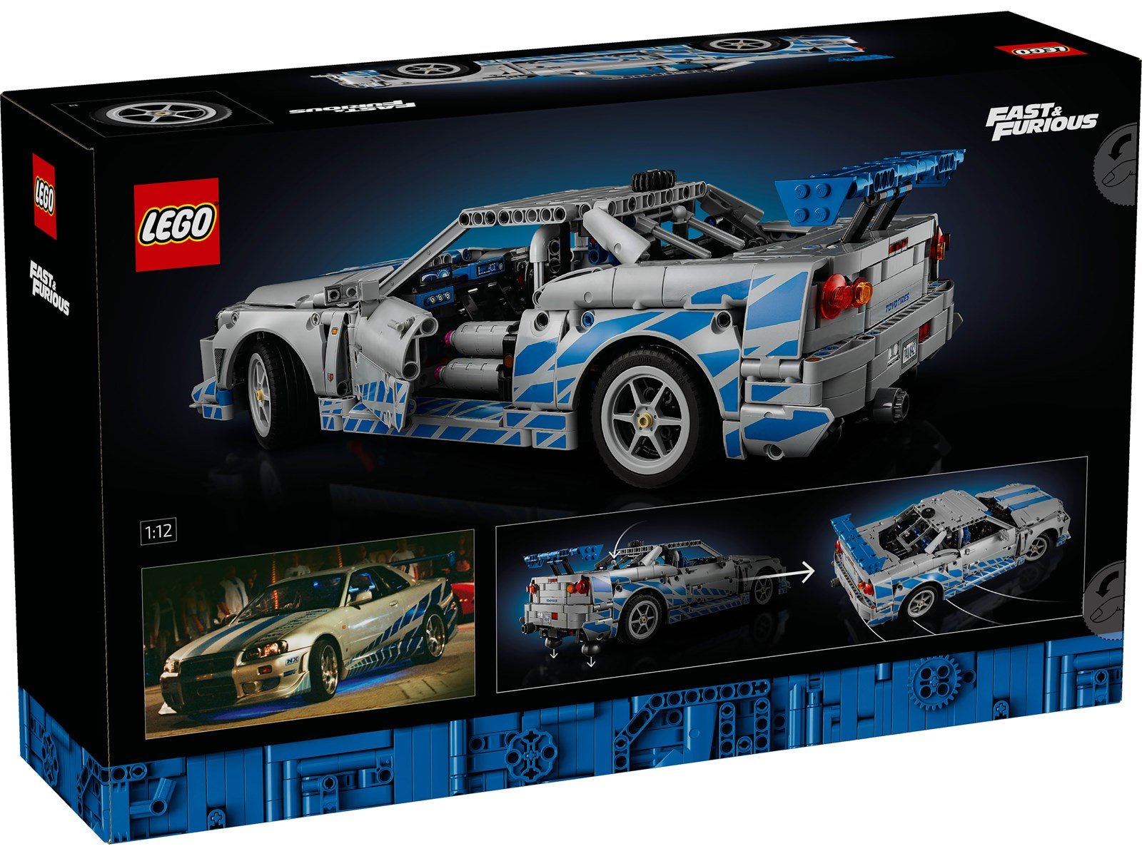 LEGO Technic 42210 2 Fast 2 Furious Nissan Skyline GT-R (R34) Flitzer