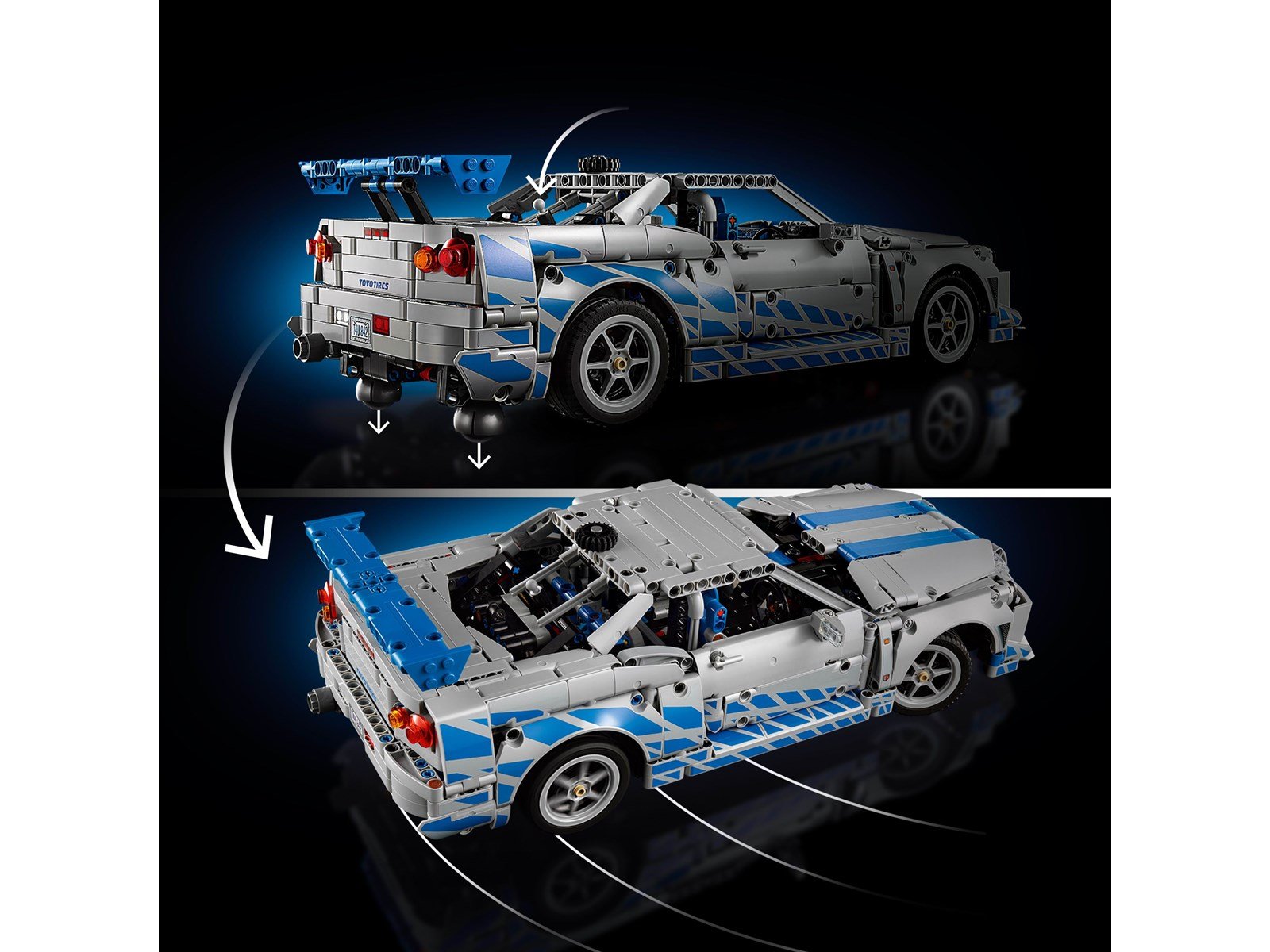 LEGO Technic 42210 2 Fast 2 Furious Nissan Skyline GT-R (R34) Flitzer
